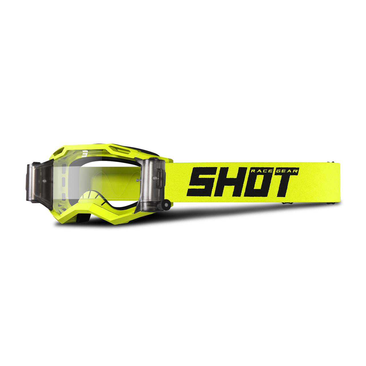 Gogle Cross Shot Assault 2.0 Solid Neonowy Żółty