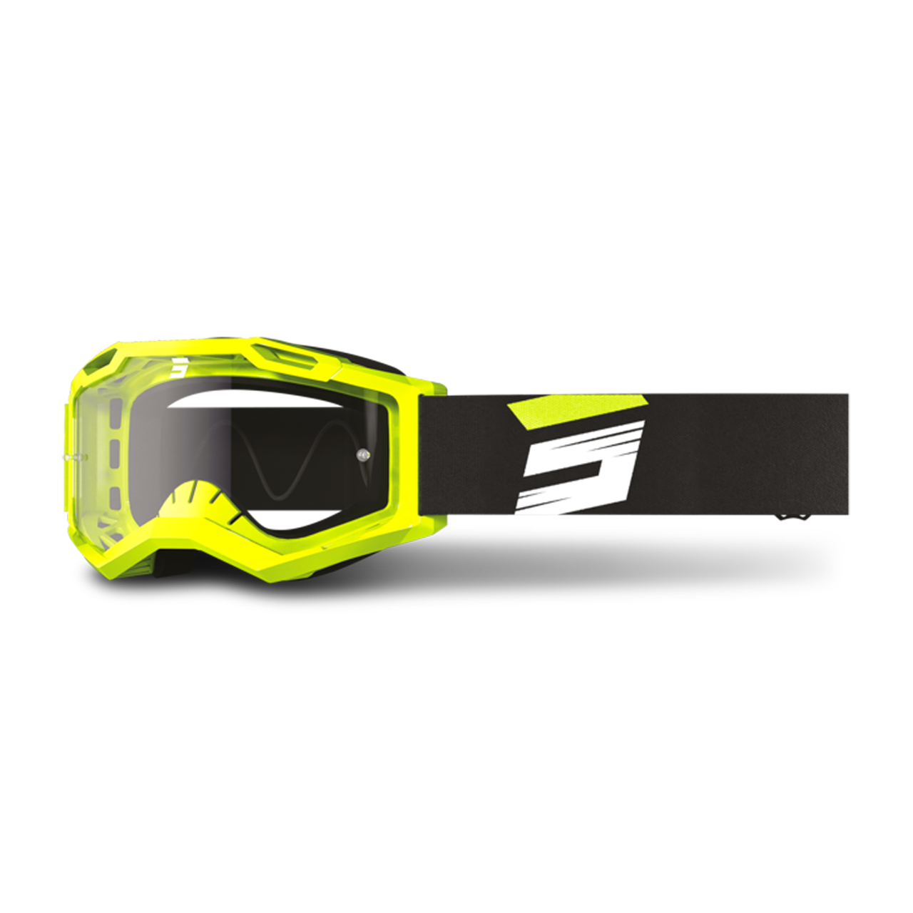 Gogle Cross Shot Assault 2.0 Claw Neonowy Żółty Błyszczący