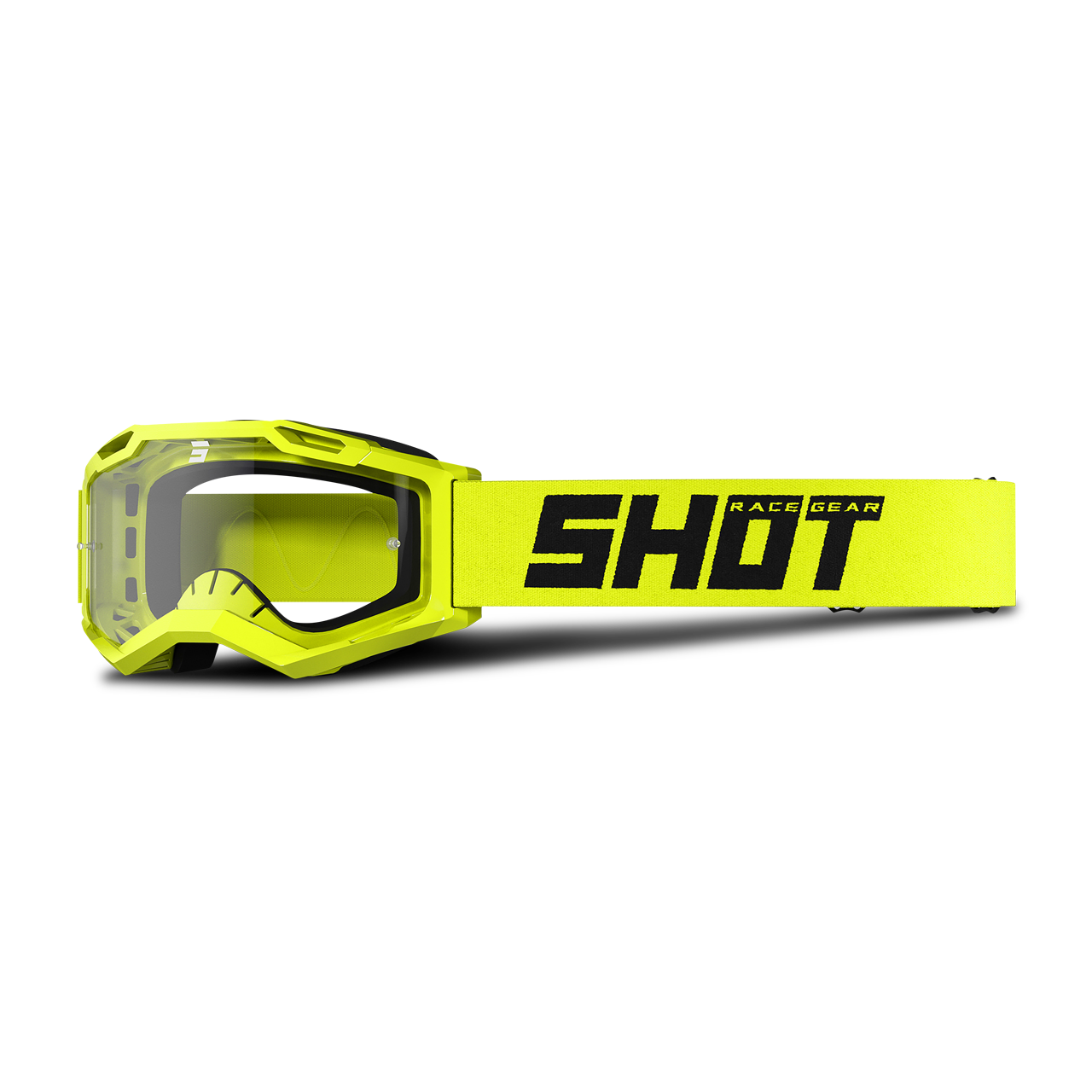 Gogle Cross Shot Assault 2.0 Neonowy Żółty