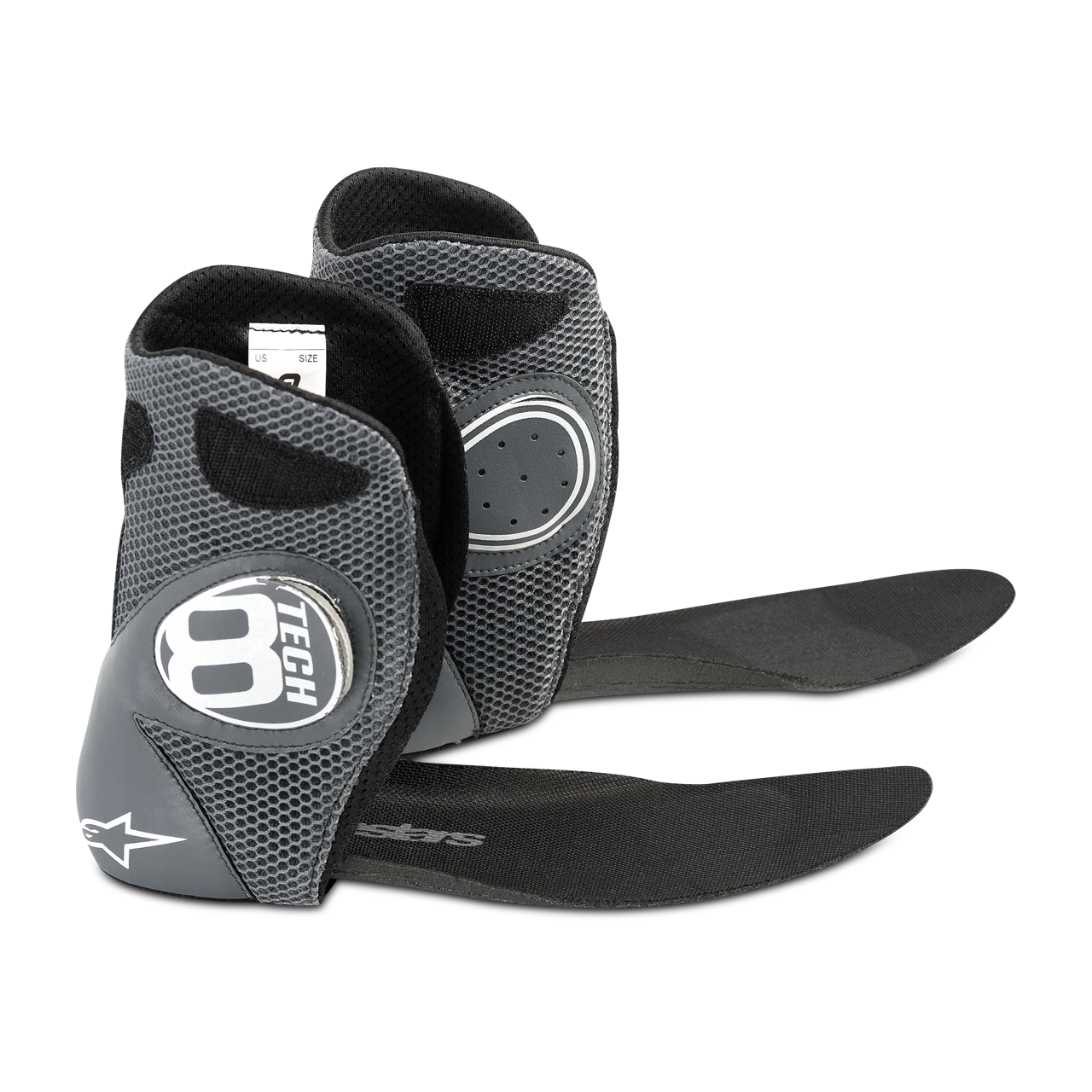 Wewnętrzne Buty Cross Alpinestars Tech 8 Szare Szary51