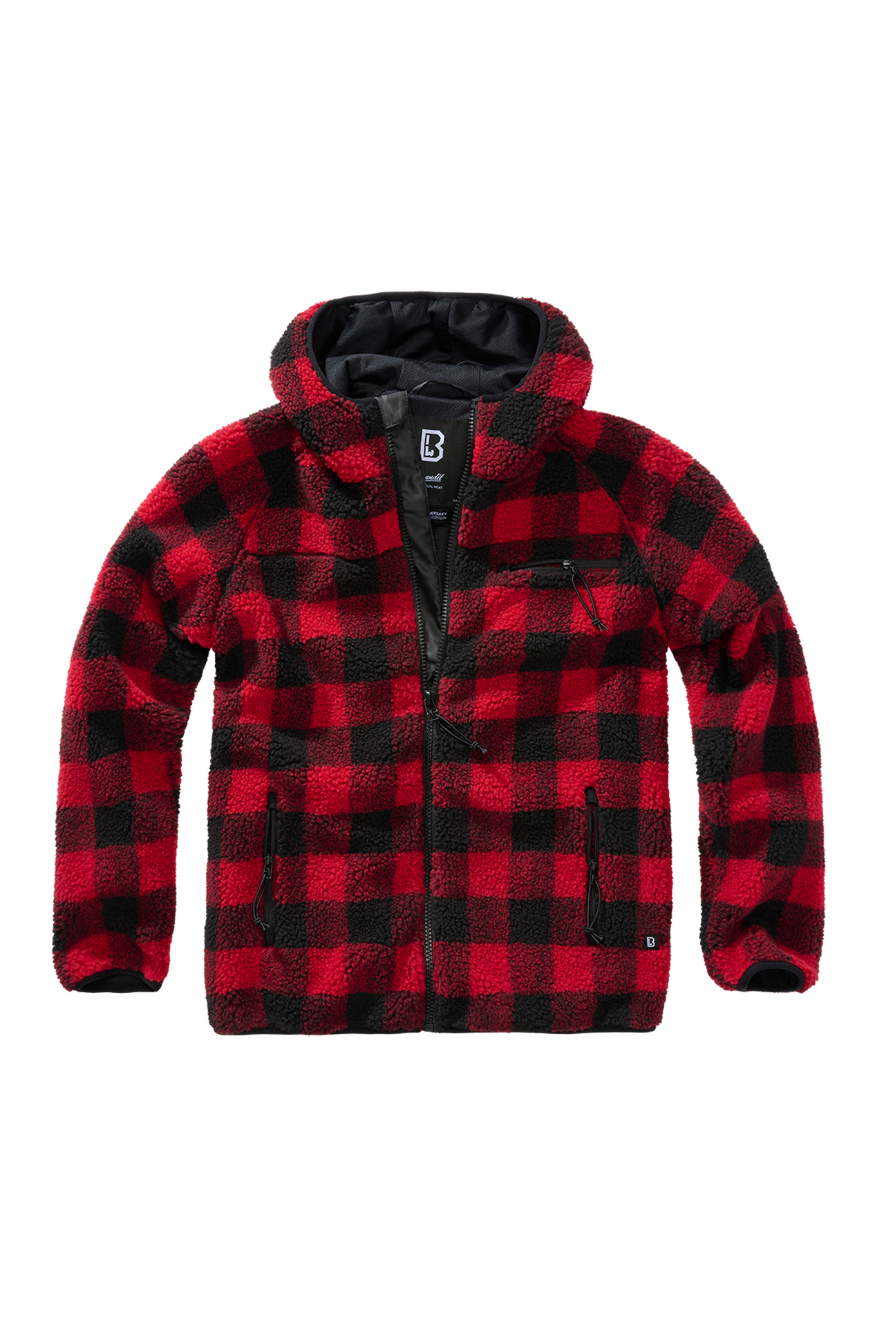 Bluza Brandit Teddyfleece Worker Czerwony/CzarnyXL