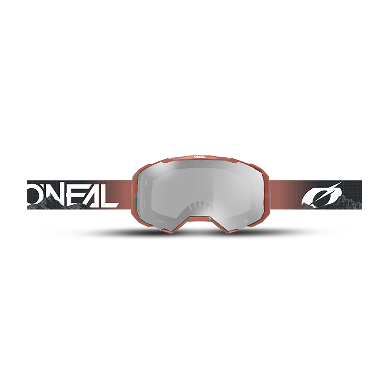 Gogle Cross O'Neal B-20 Covert Czarny/Czerwony