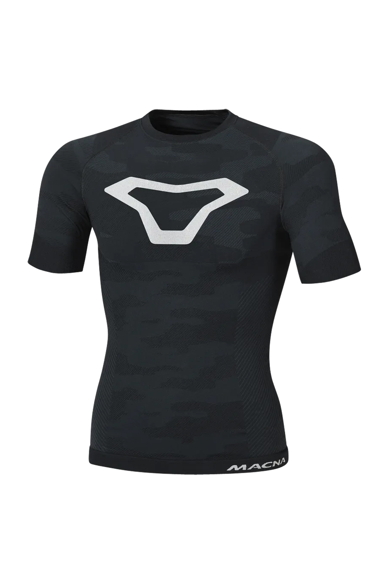 Bluza Termoaktywna Macna Baselayer Summer Czarny/Szary/SrebrnyL/XL
