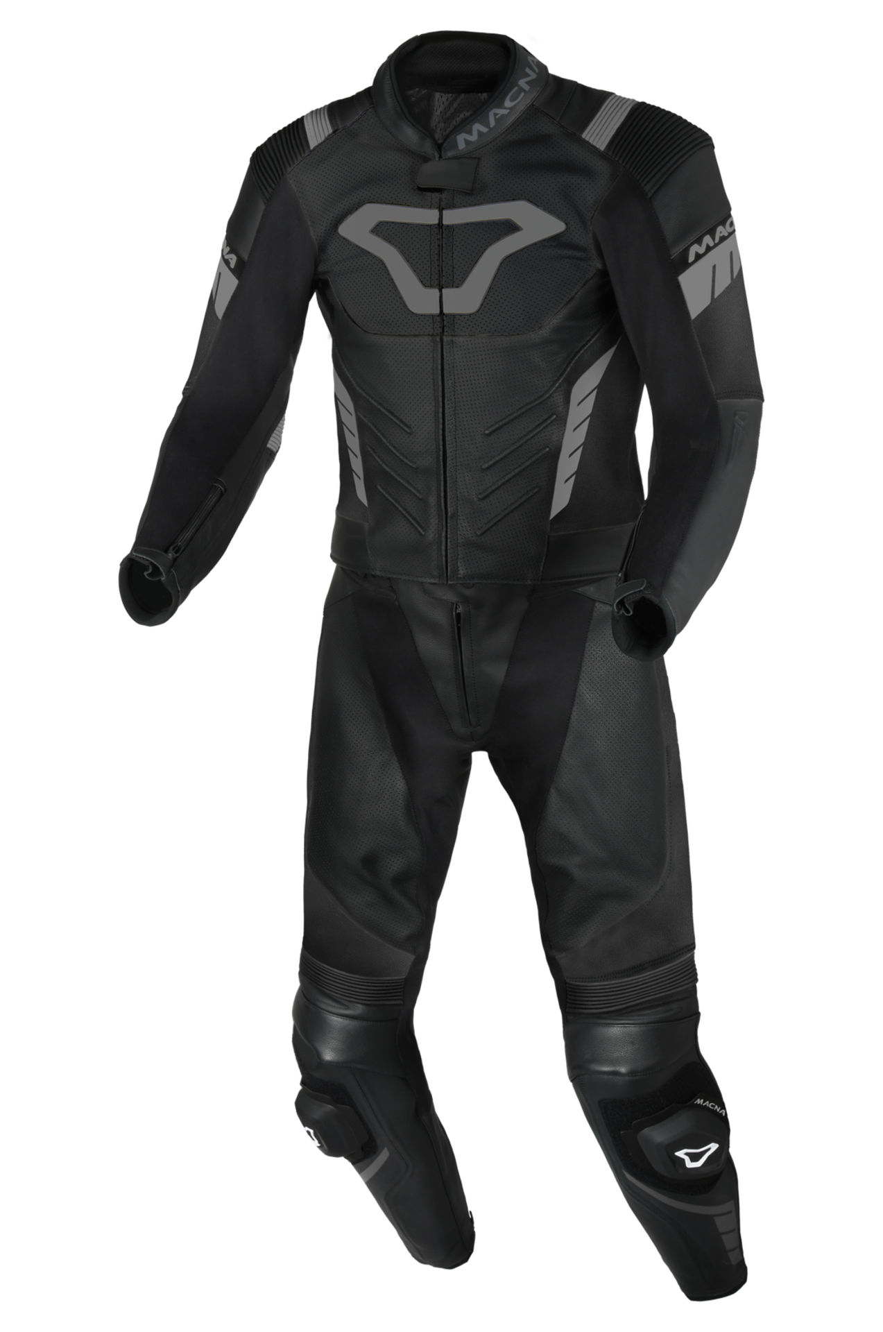 Kombinezon Skórzany Dwuczęściowy Macna Varshall 2 Czarny54