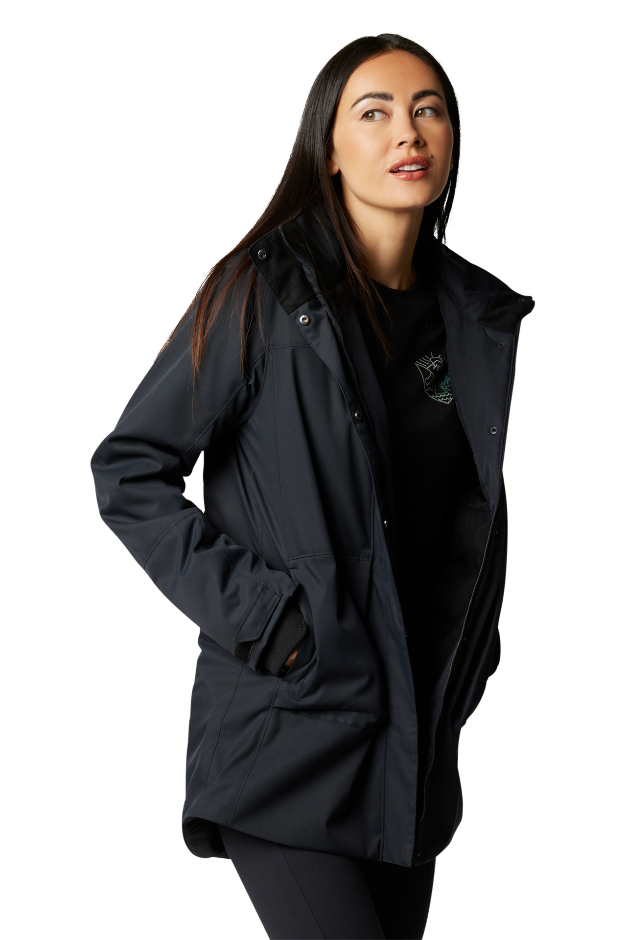 Kurtka FOX Polarizing Parka Damska CzarnyS