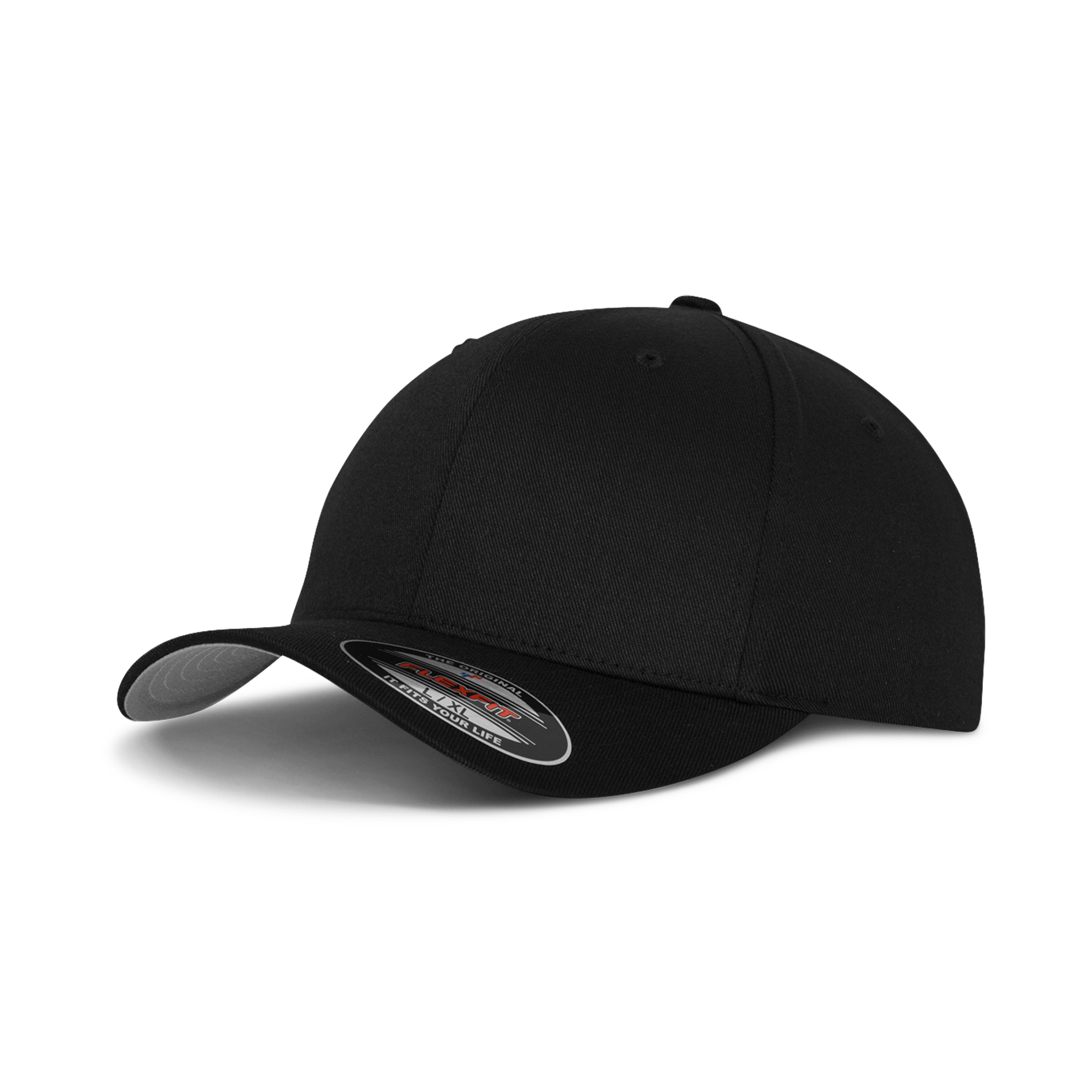 Czapka z Daszkiem Brandit Flexfit Wooly Czarny/SzaryS/M
