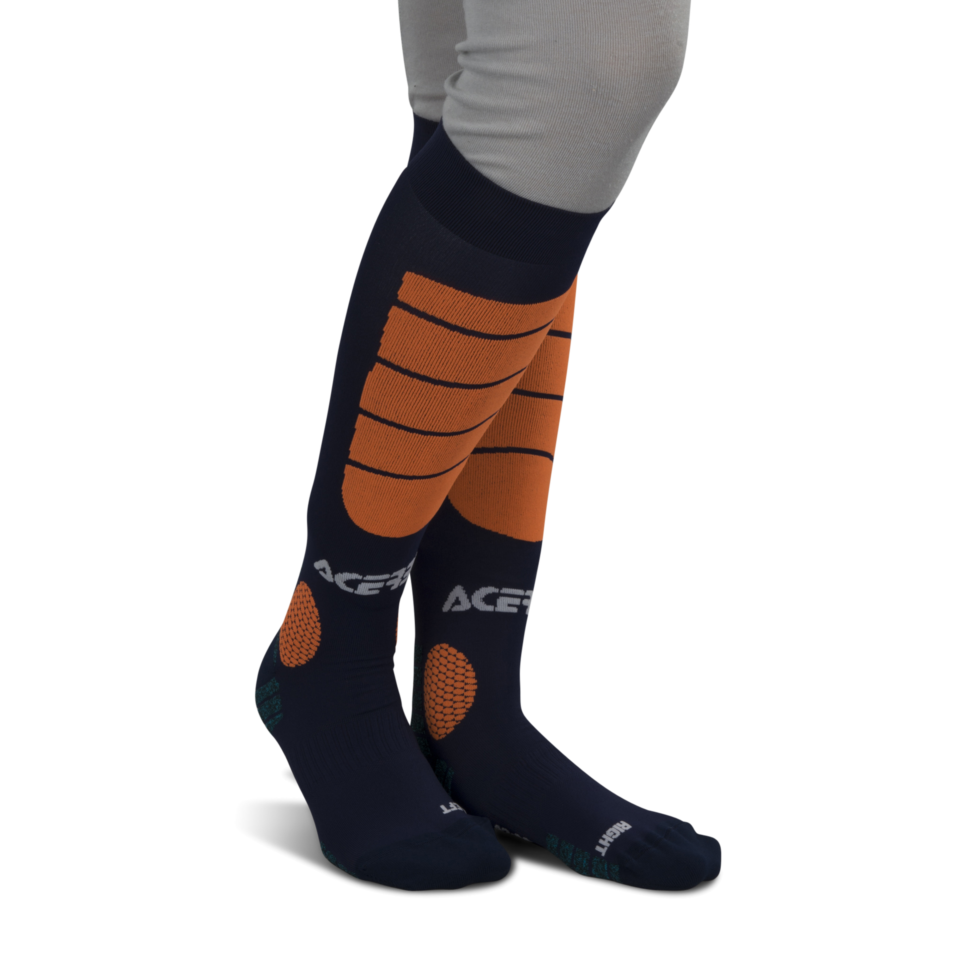 Skarpety Cross Acerbis Impact Niebieski/PomarańczowyXXL