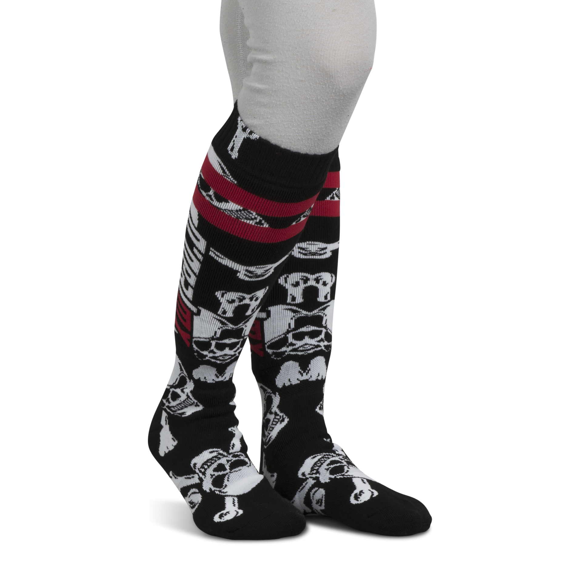 Skarpety Cross O'Neal Pro RDX Czarny/Złamany BiałyJeden rozmiar