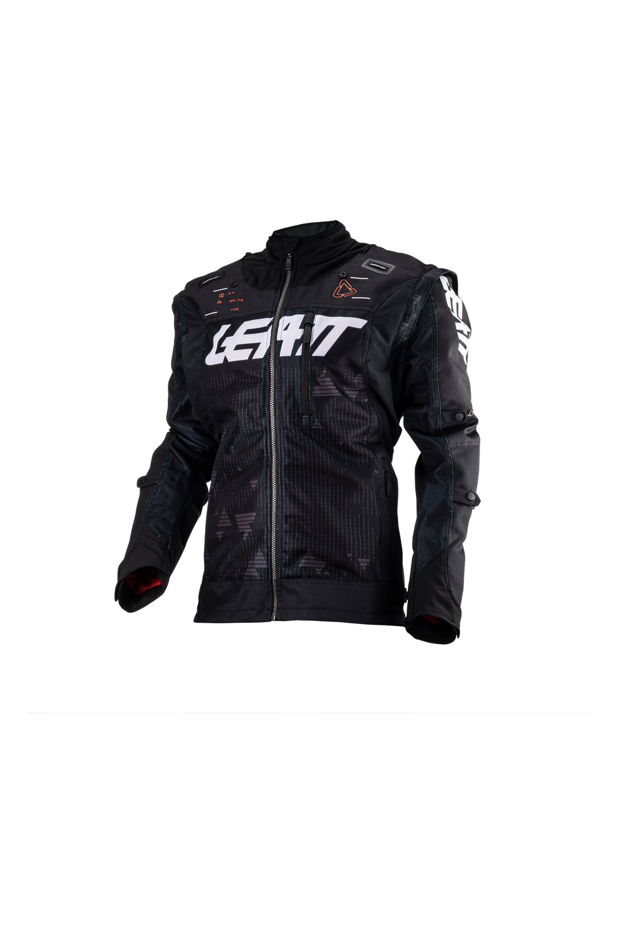 Kurtka Enduro Leatt Moto 4.5 X-Flow Czarny/Złamany BiałyXL