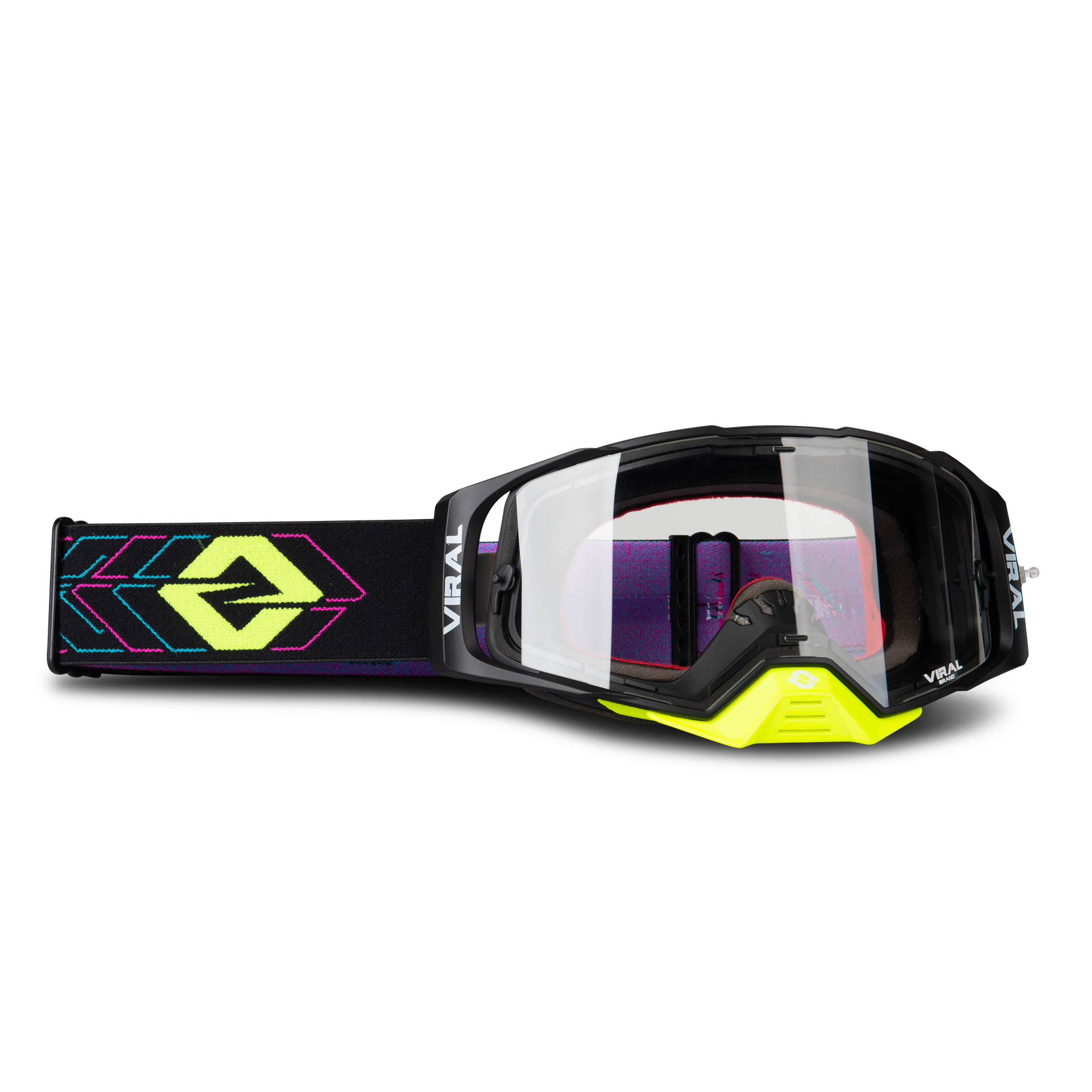 Gogle Cross Viral Works Series Neo Przezroczyste Soczewki Czarny