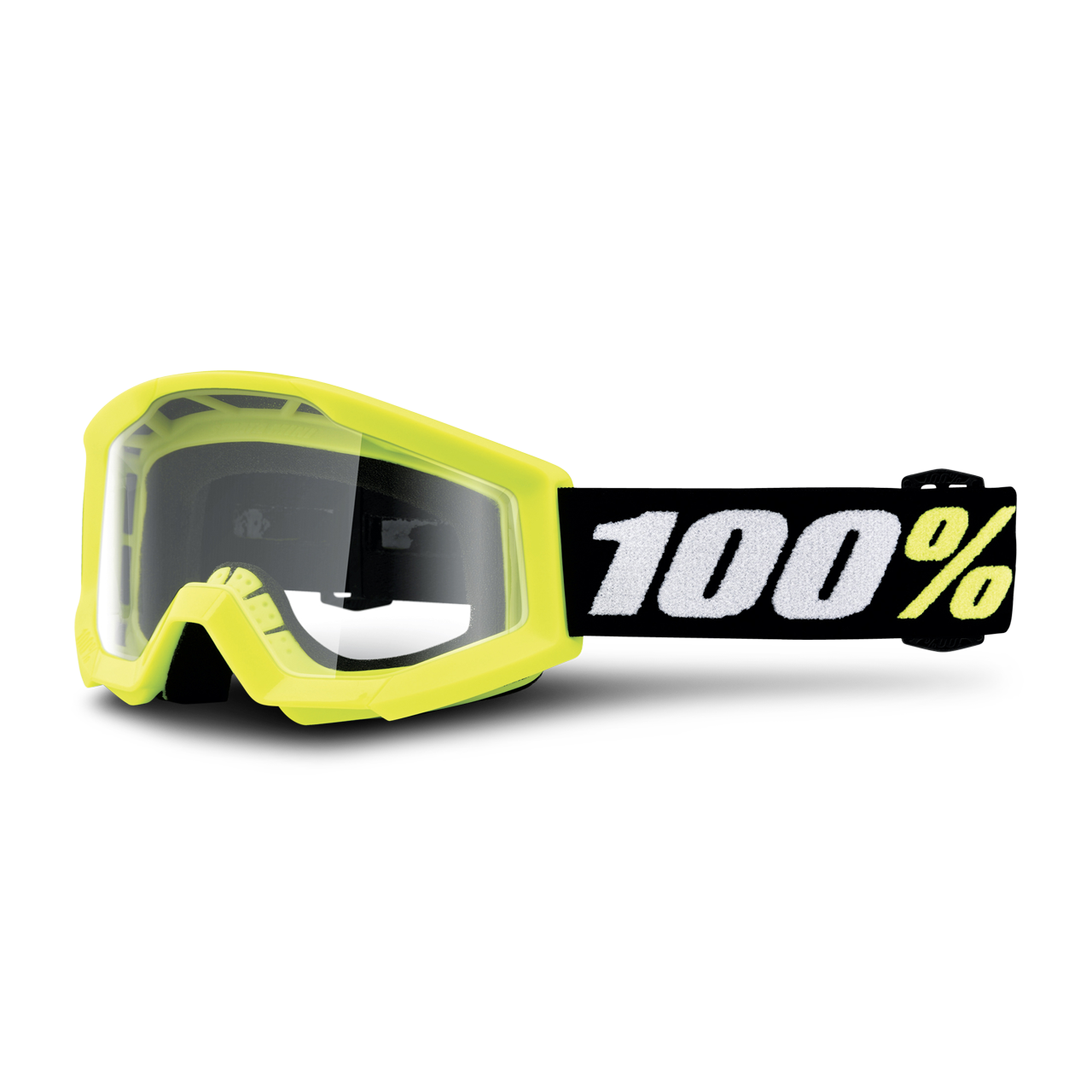 Gogle Cross 100% Strata Mini Dziecięce Żółty