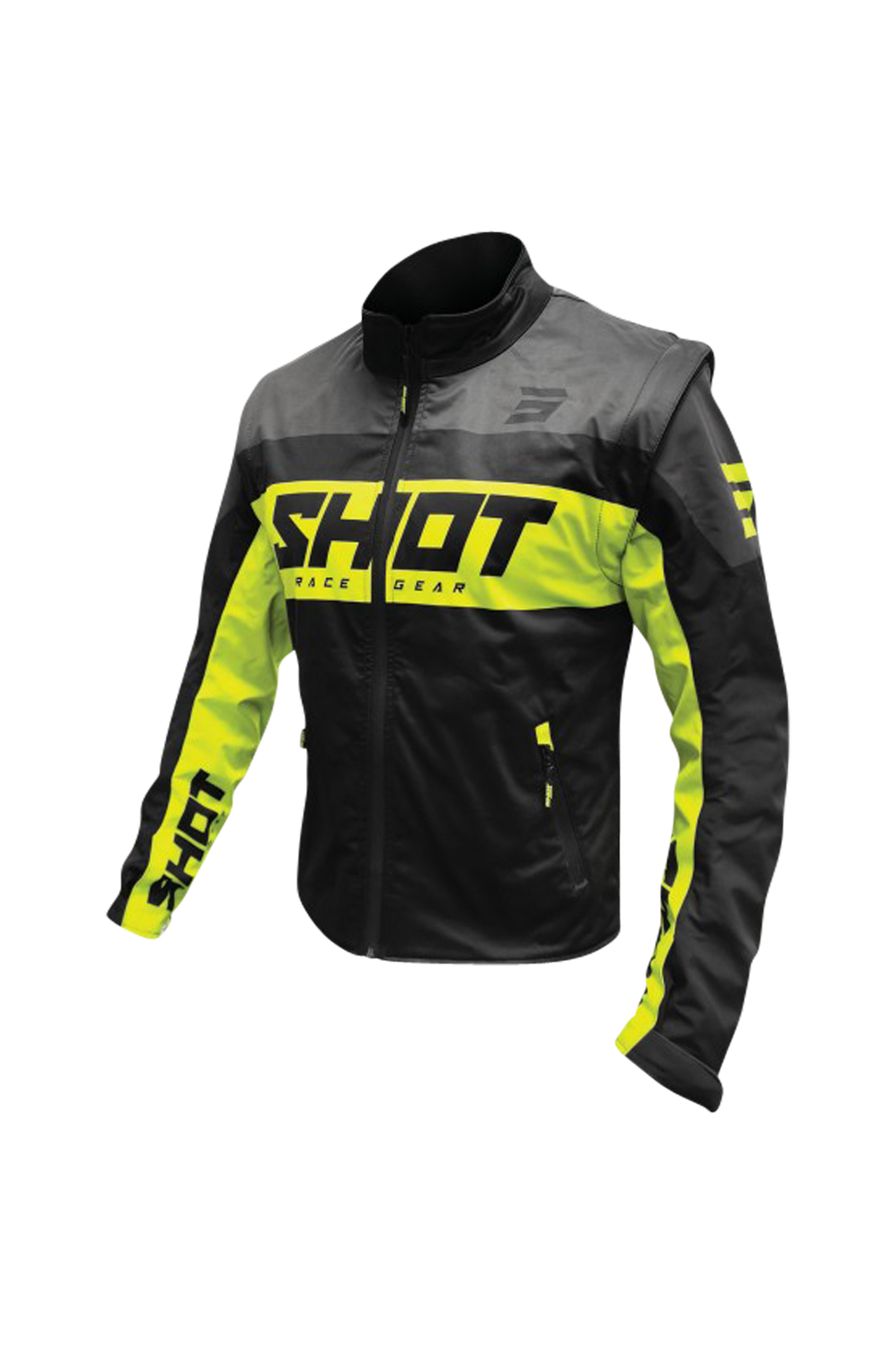 Kurtka Enduro Shot Lite 3.0 Czarny/Neonowy ŻółtyM