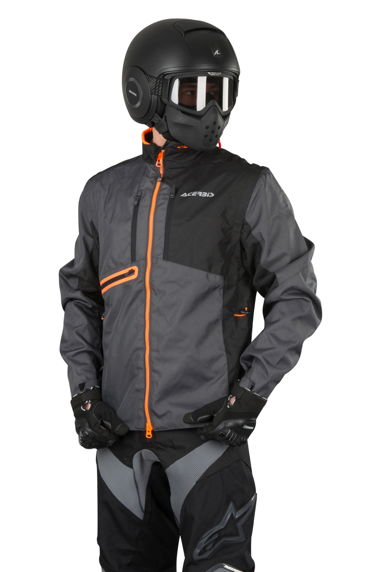 Kurtka Enduro Acerbis One Czarny/Pomarańczowy3XL