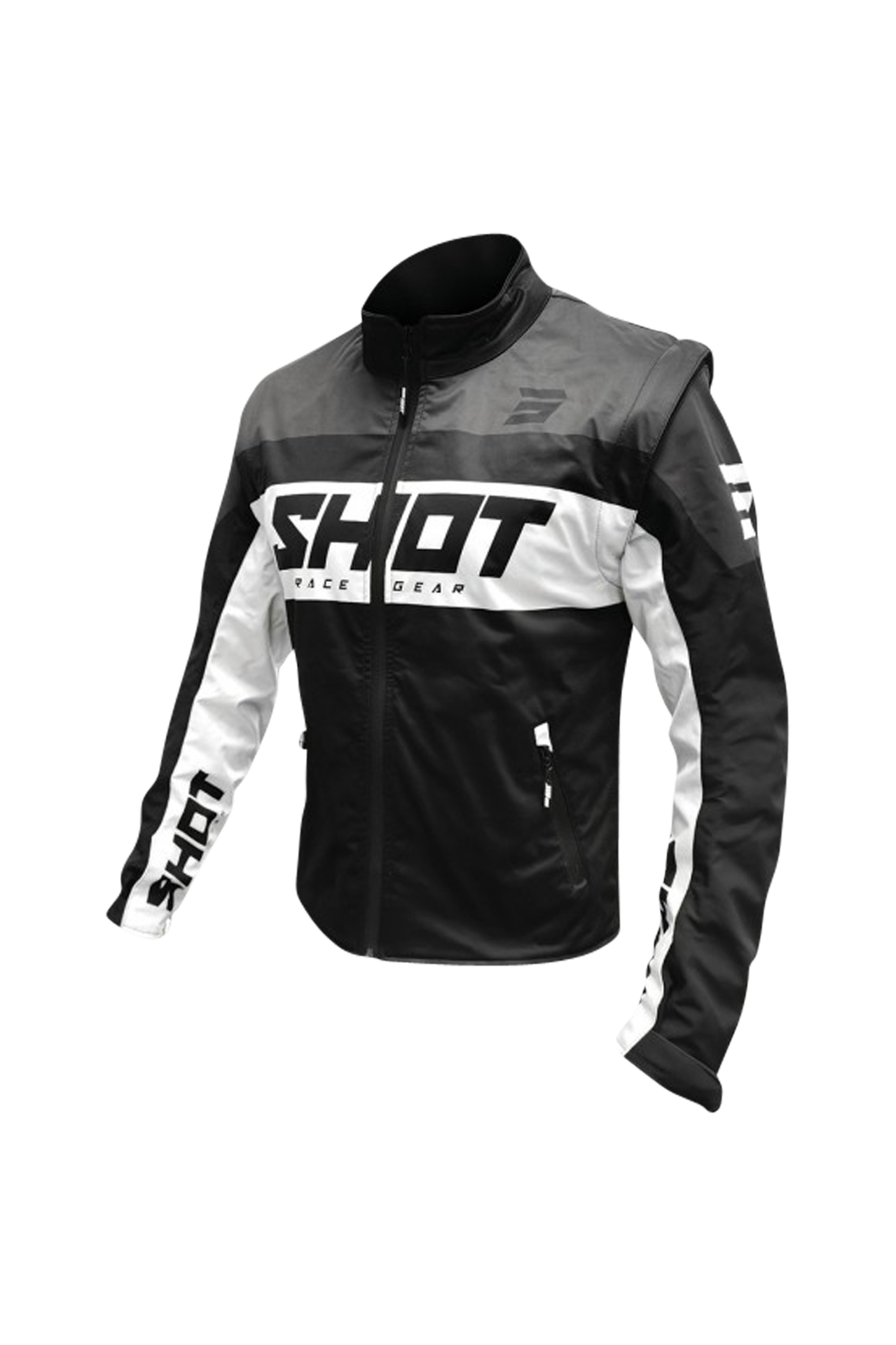 Kurtka Enduro Shot Lite 3.0 Czarny/Złamany Biały3XL