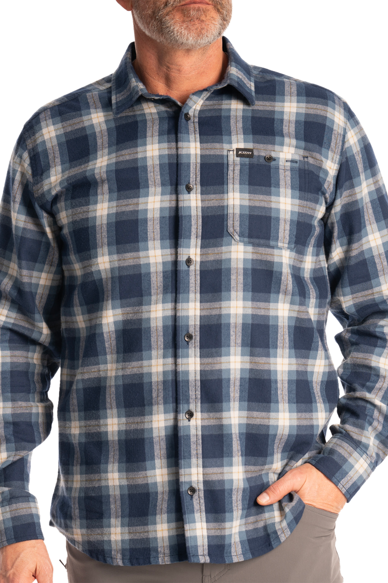 Koszula Klim Alderson Midweight Flannel Dress Blues/Blue FusionXXL