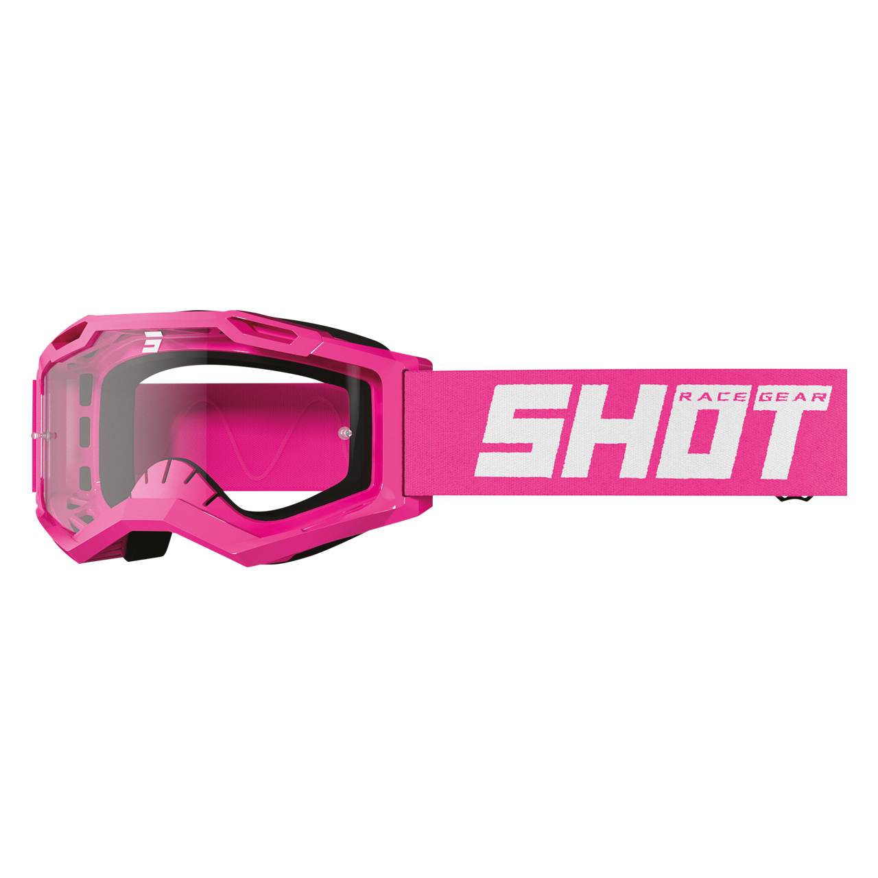 Gogle Cross Shot Rocket 2.0 Dziecięce Neonowy Różowy