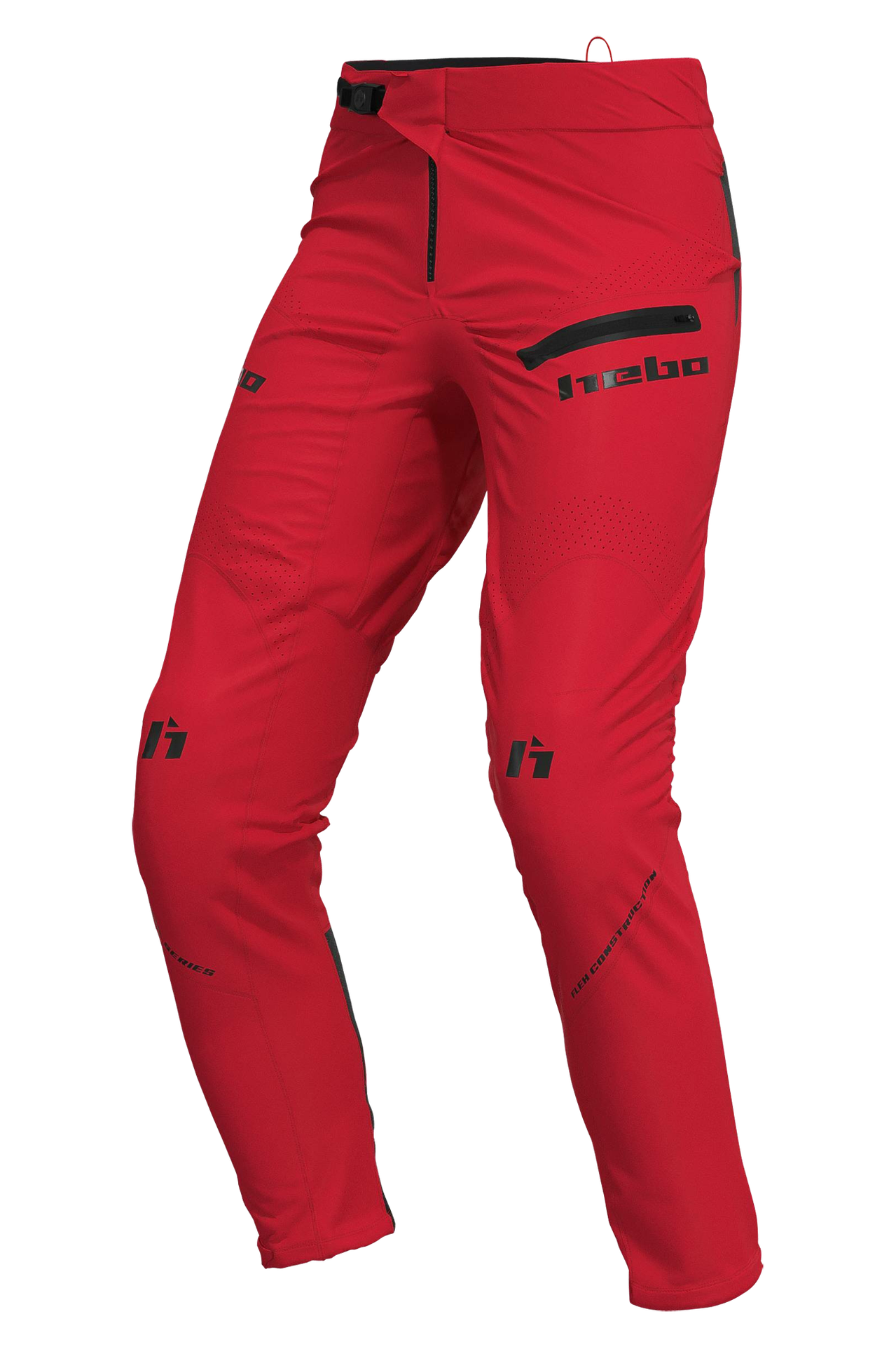Spodnie Trial Hebo Tech CzerwonyL