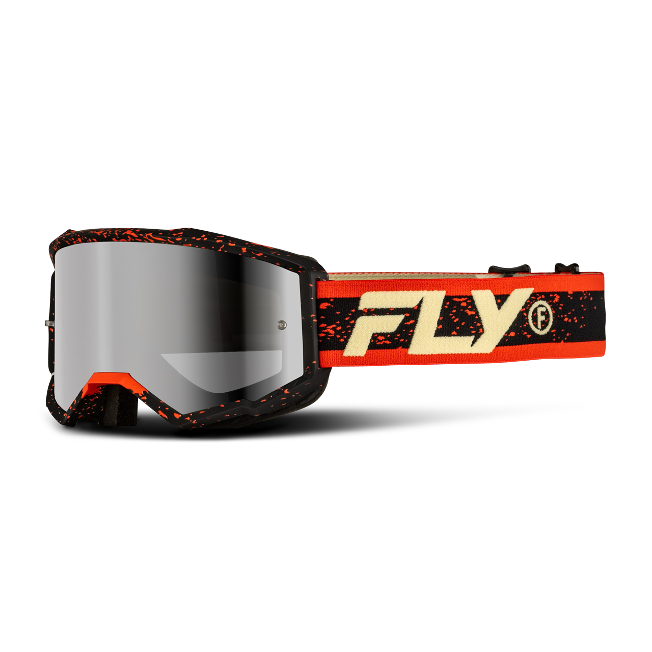 Gogle Cross FLY Racing Zone Czarny/Czerwony/Kremowy