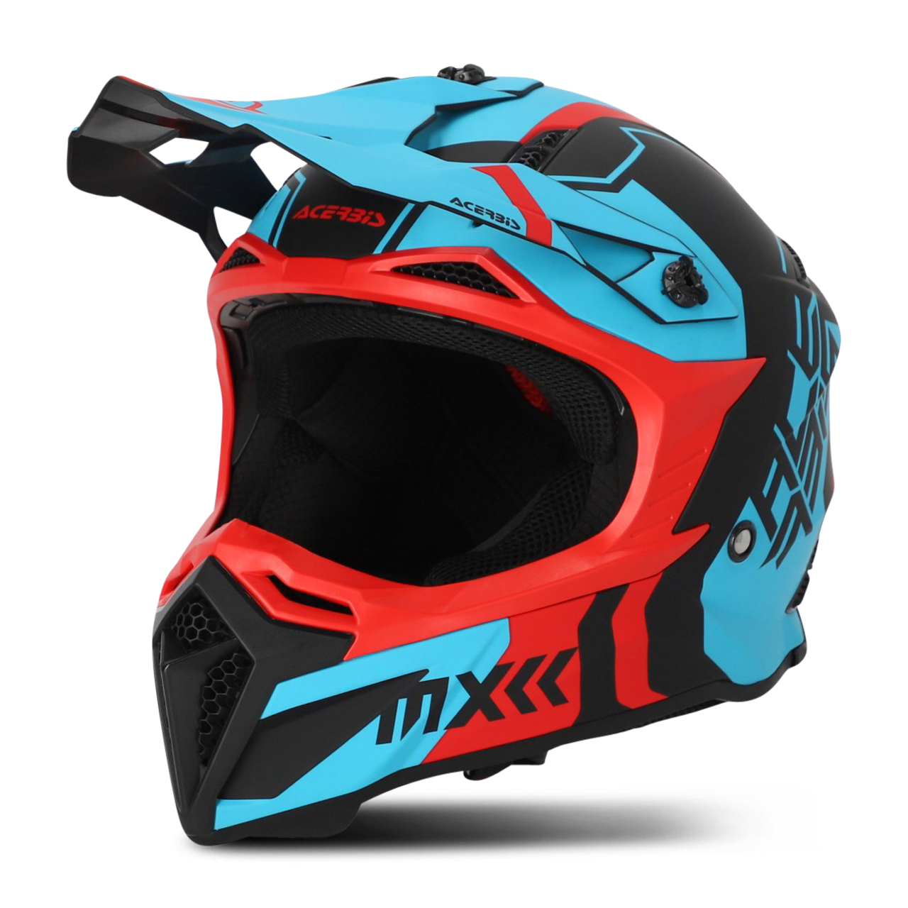 Kask Cross Acerbis Profile 5 Czerwony/NiebieskiM