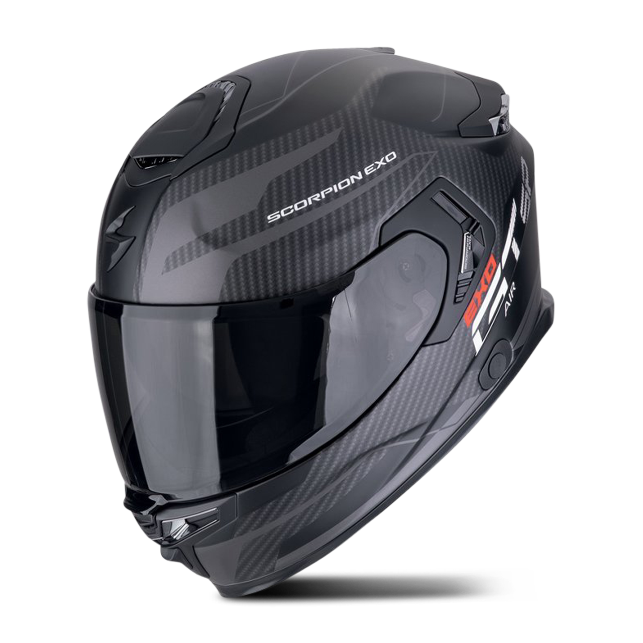 Kask Integralny Scorpion EXO-GT SP Air Blade Matowy Czarny/SrebrnyXL