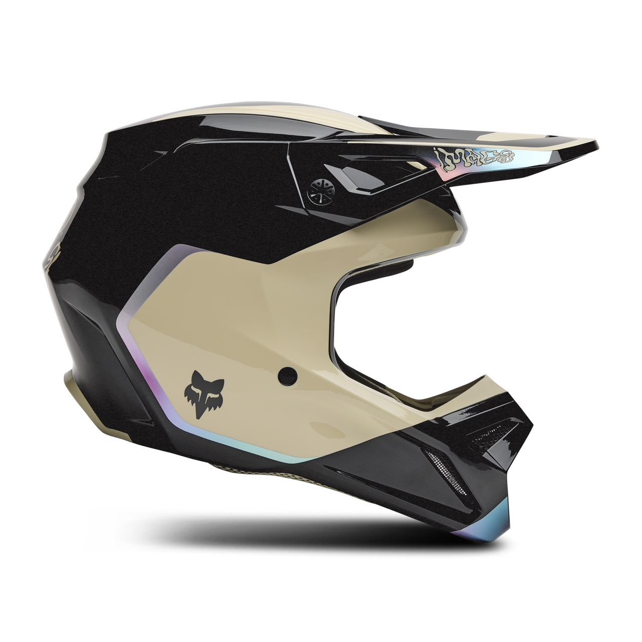 Kask Cross FOX V1 Hello Future CzarnyXXL