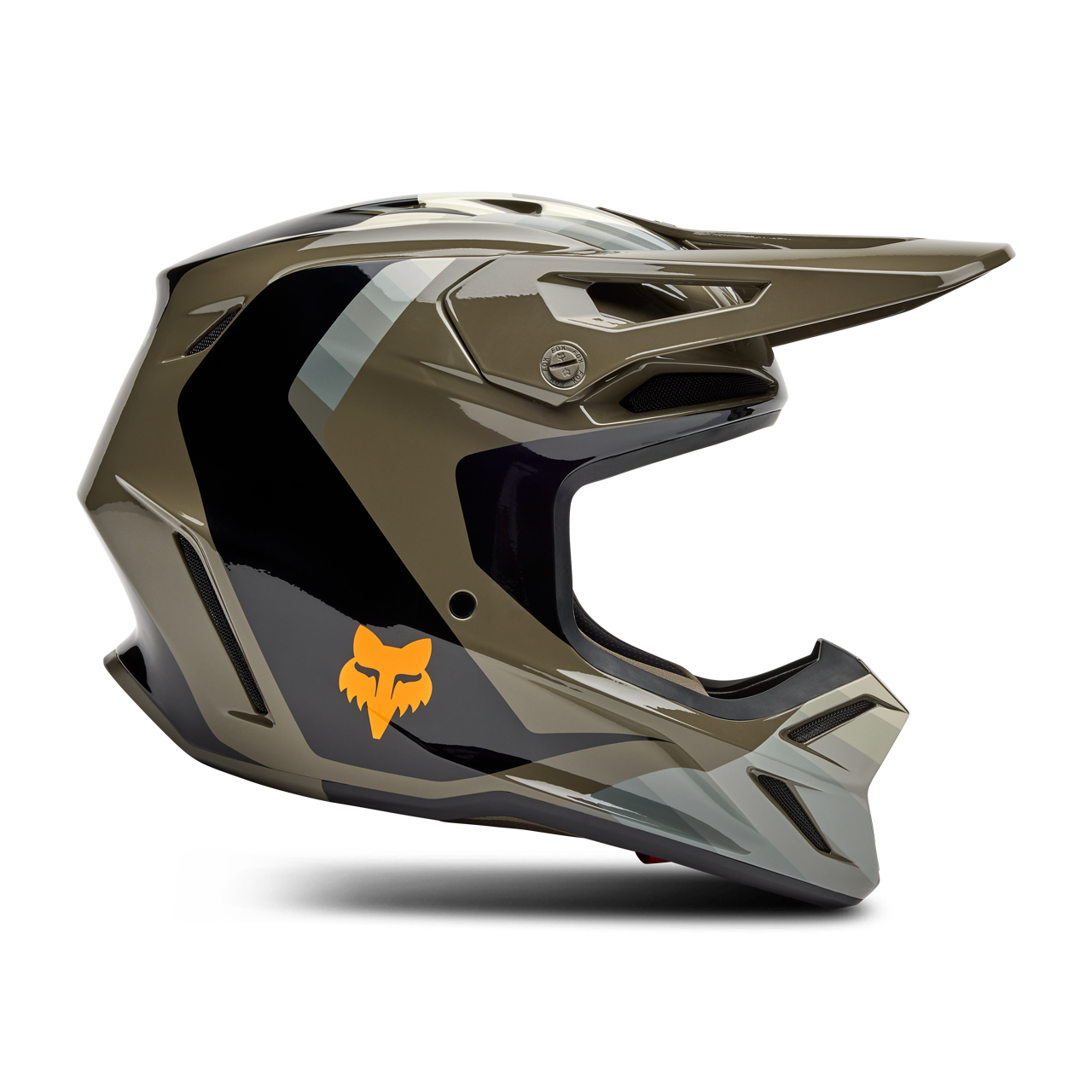 Kask Cross FOX V3 Fade Brązowy/CzarnyS