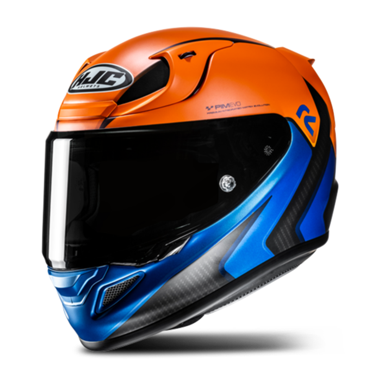 Kask Integralny HJC RPHA 12 Kos Pomarańczowy/Niebieski/CzarnyL