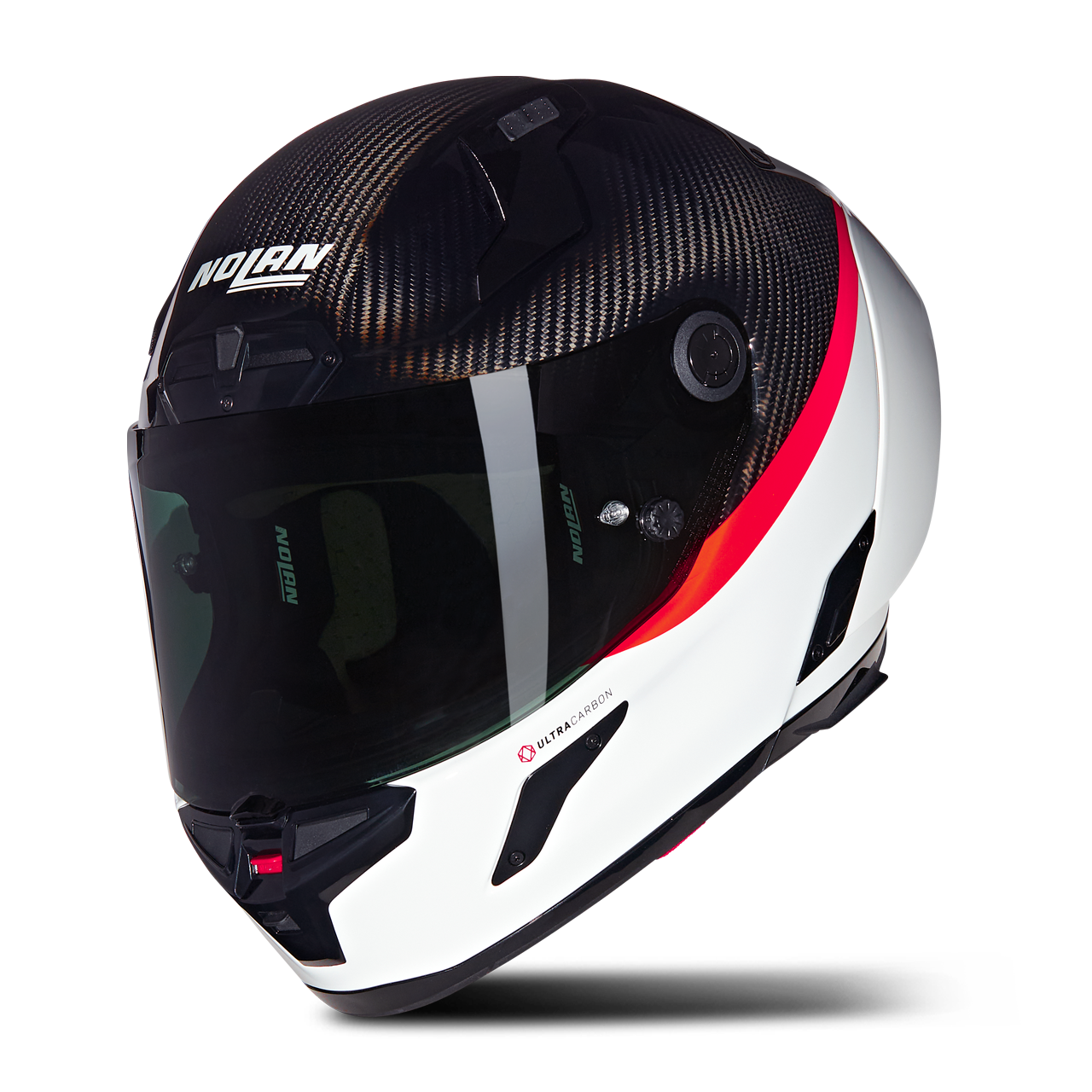 Kask Integralny Nolan X-Lite X-804 RS Carbon Złamany BiałyXS