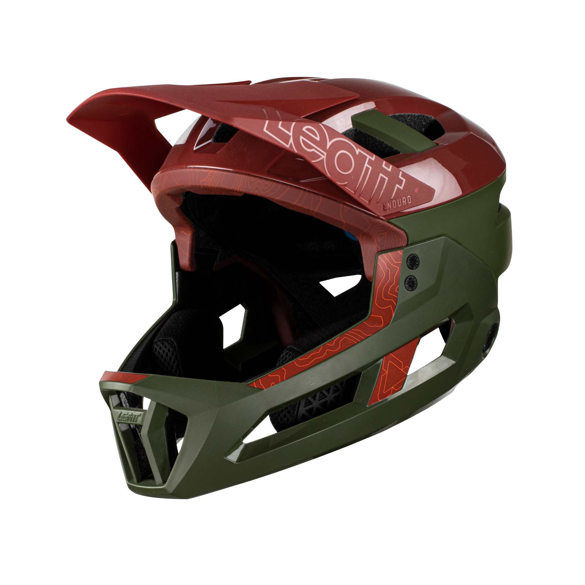 Kask MTB Downhill Leatt Enduro 3.0 V23 SosnowyS
