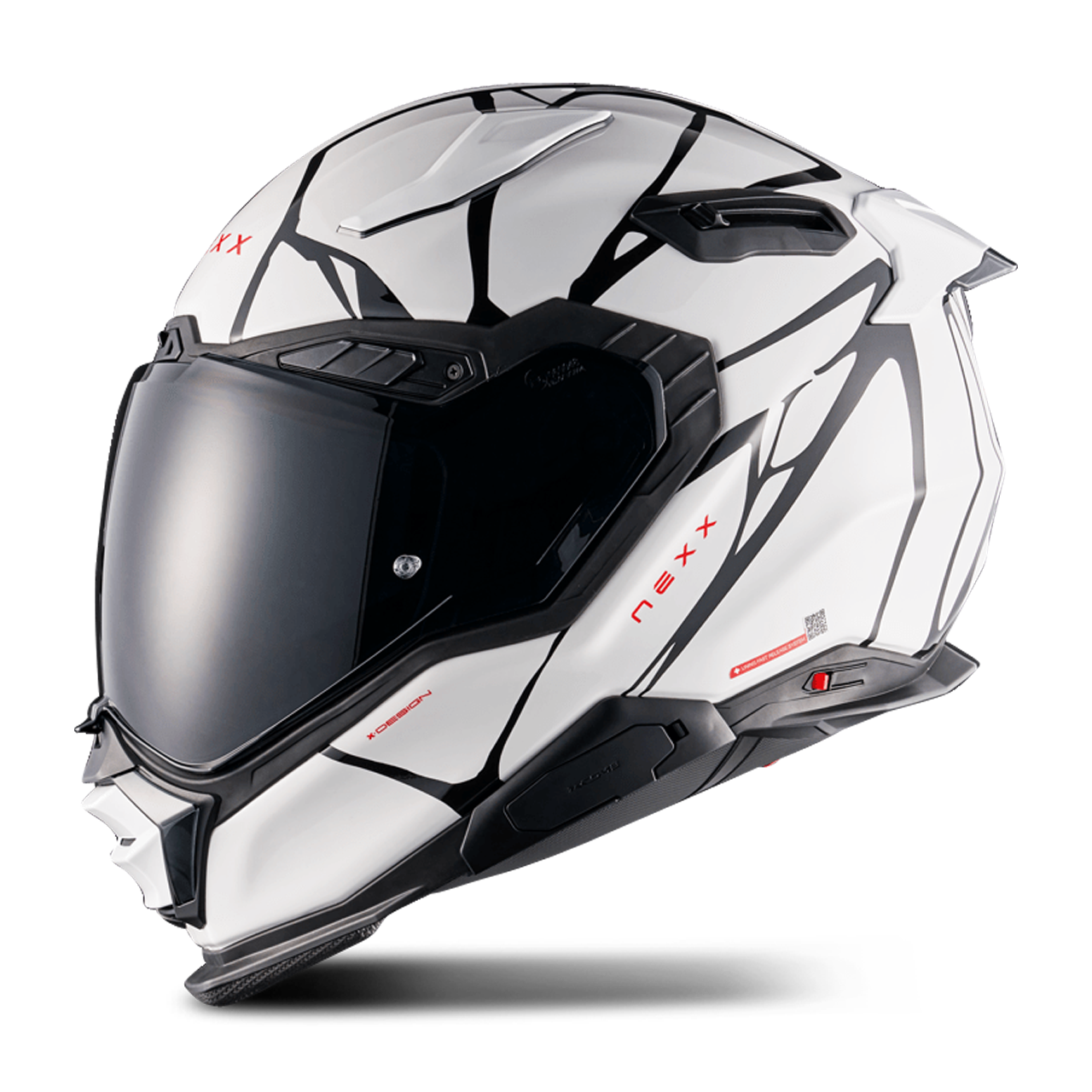 Kask Integralny Nexx X.WST3 B-Side Złamany BiałyM
