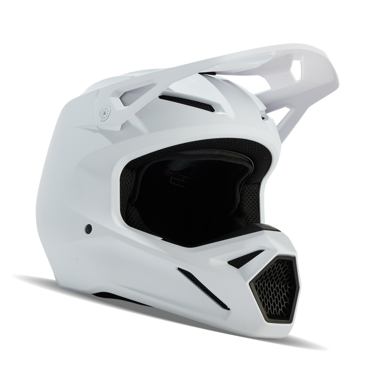 Kask Cross FOX V1 Matowy Złamany BiałyM