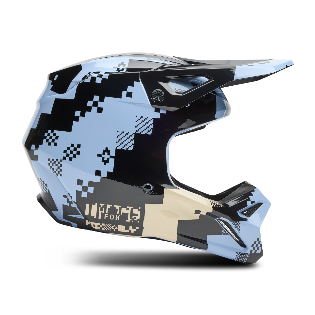 Kask Cross FOX V1 Digi Image Light Slate Jasny szaroniebieskiXL