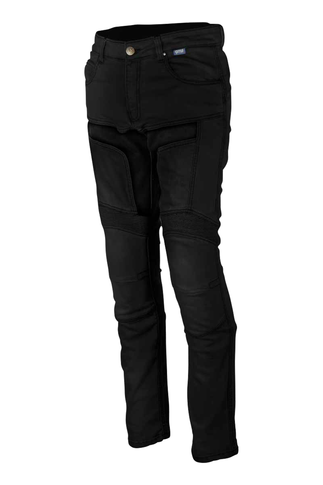 Jeansy Motocyklowe GMS Viper CzarnyW34 x L30