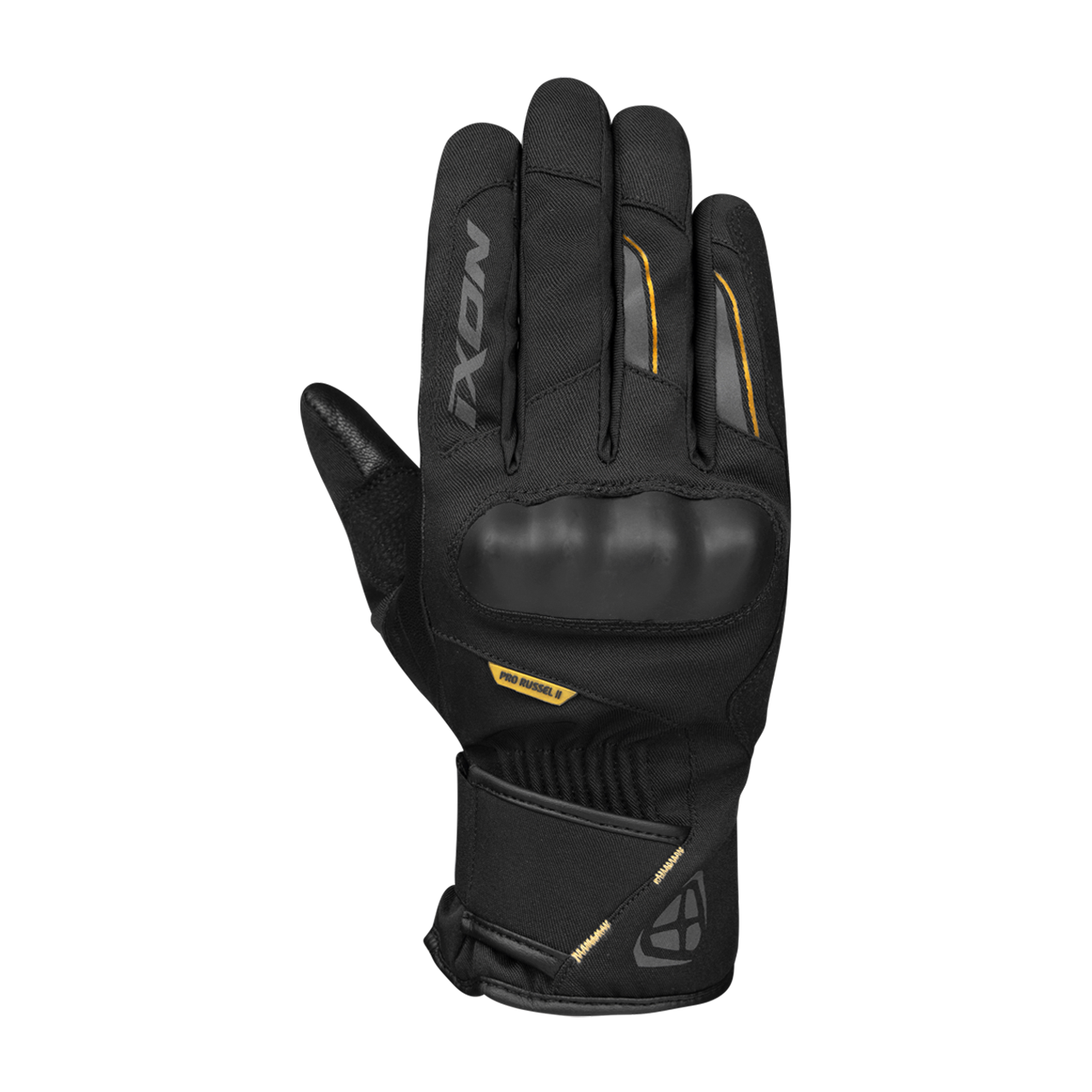 Rękawice Motocyklowe IXON Pro Russel 2 Czarny/ZłotyS