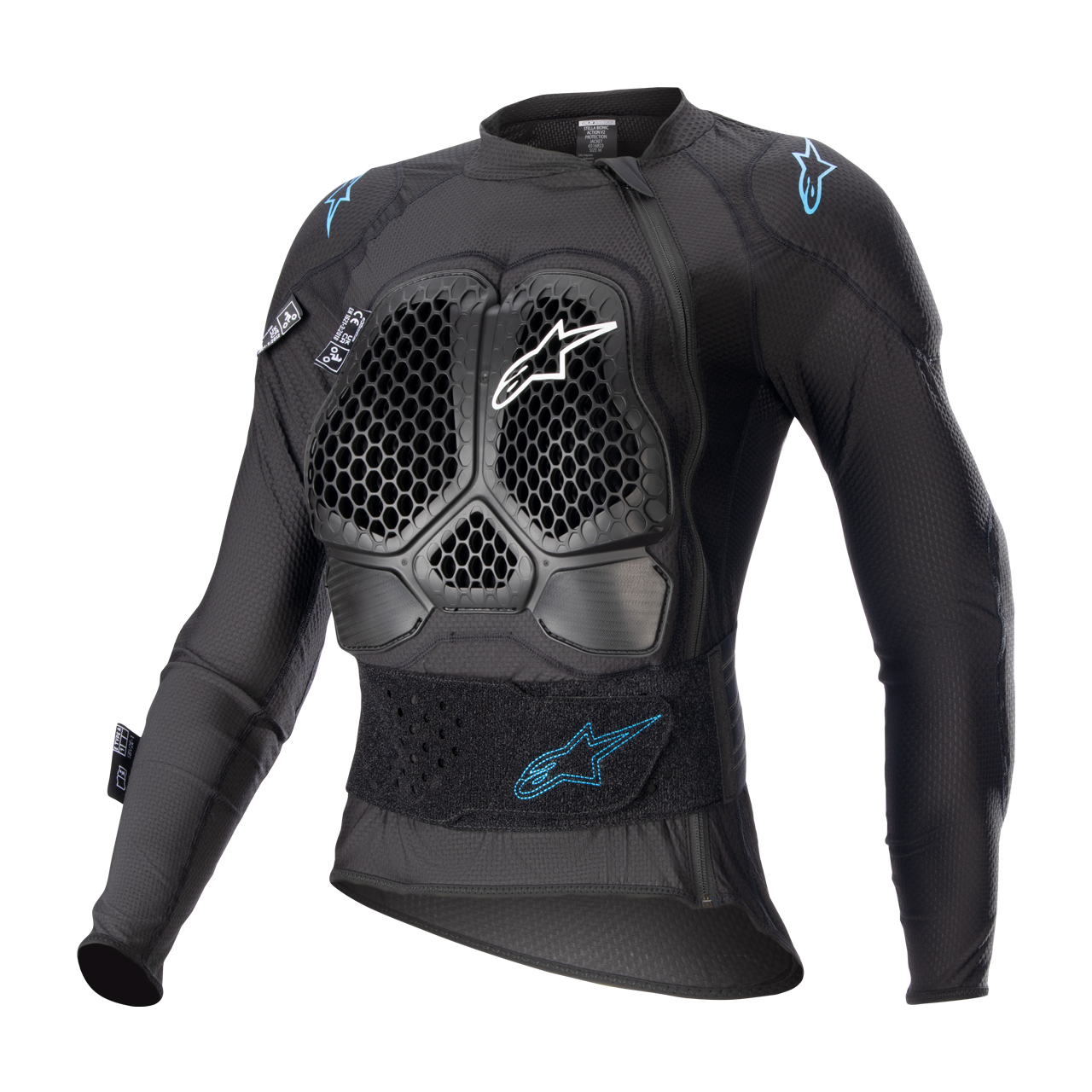 Kurtka Ochronna Damska Alpinestars Stella Bionic Action V2 Czarno-CyjanowyL