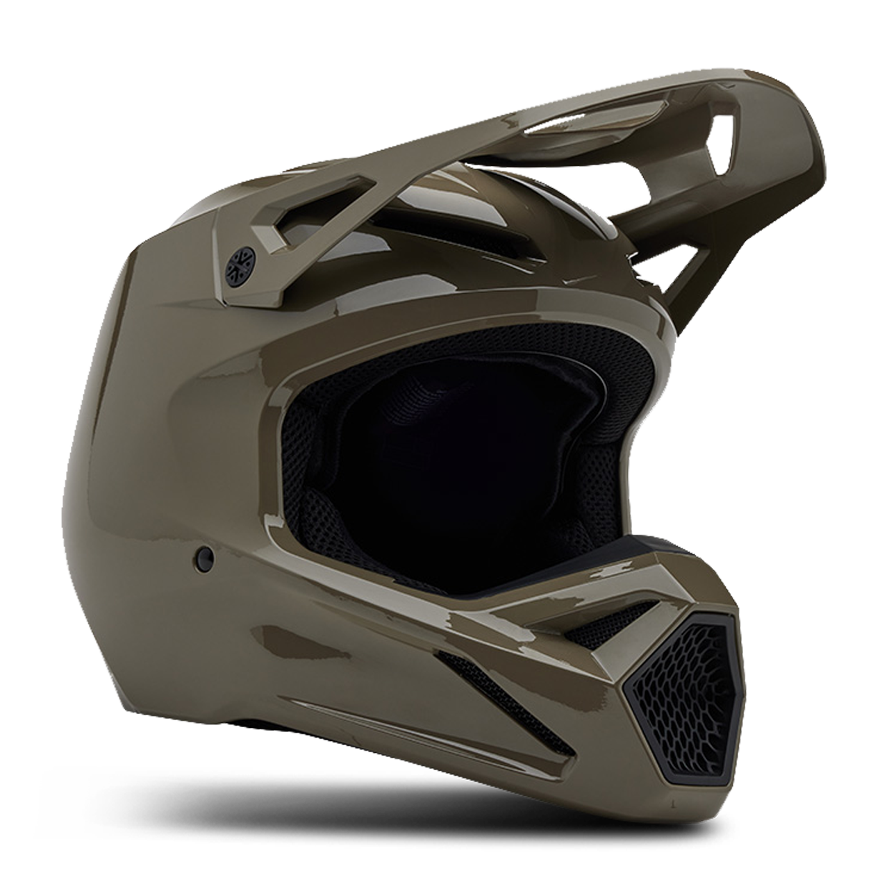 Kask Cross FOX V1 Solid PopielatyL