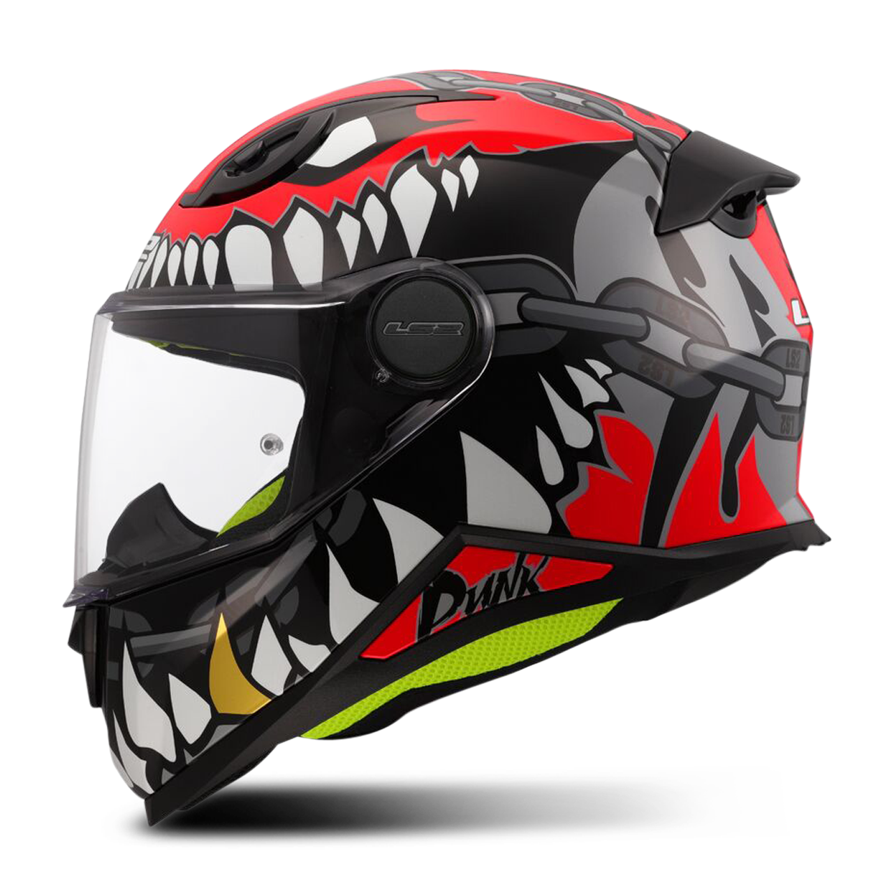 Kask Integralny LS2 FF812 Dziecięcy Szary/CzerwonyM
