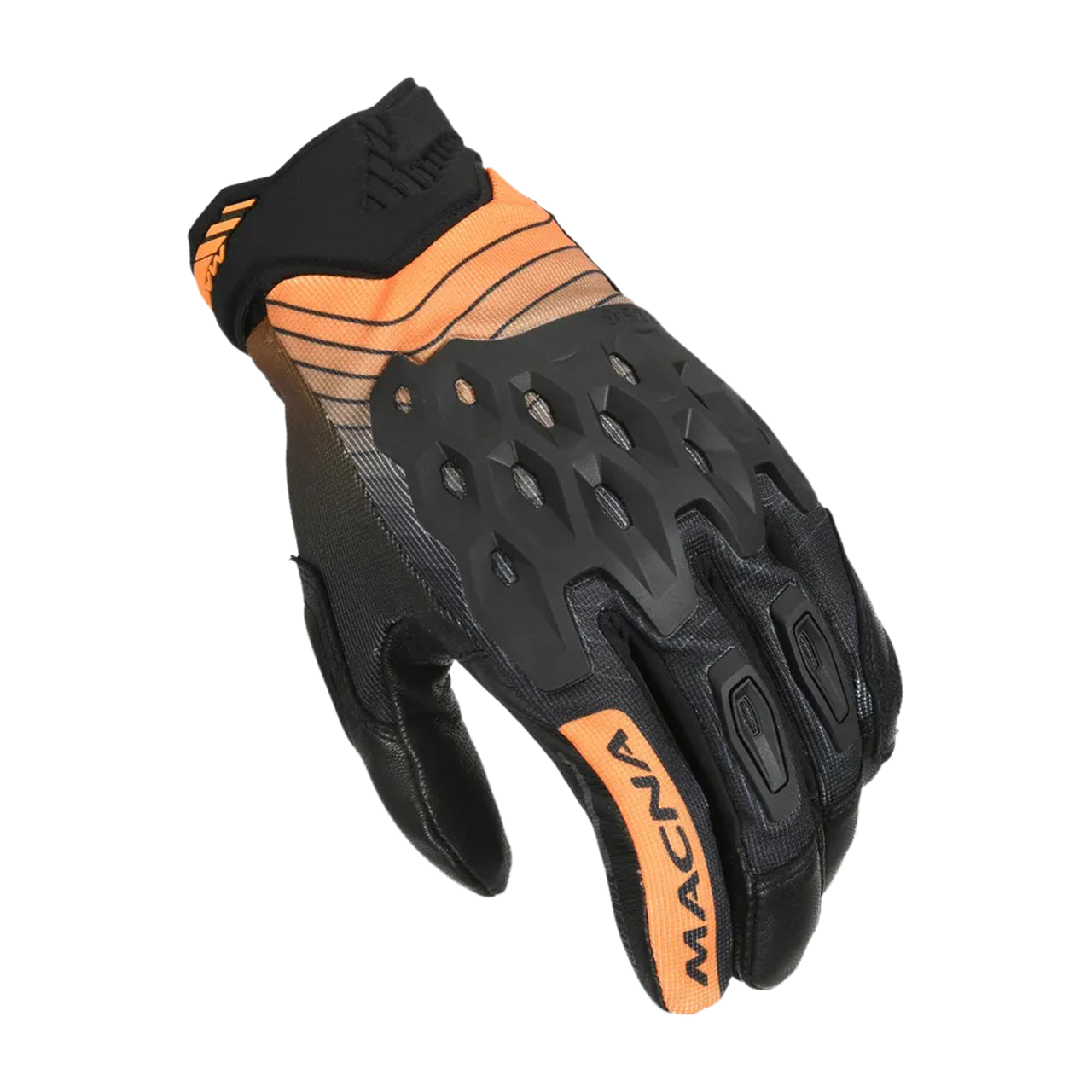 Rękawice Motocyklowe Macna Tanami Czarny/PomarańczowyM