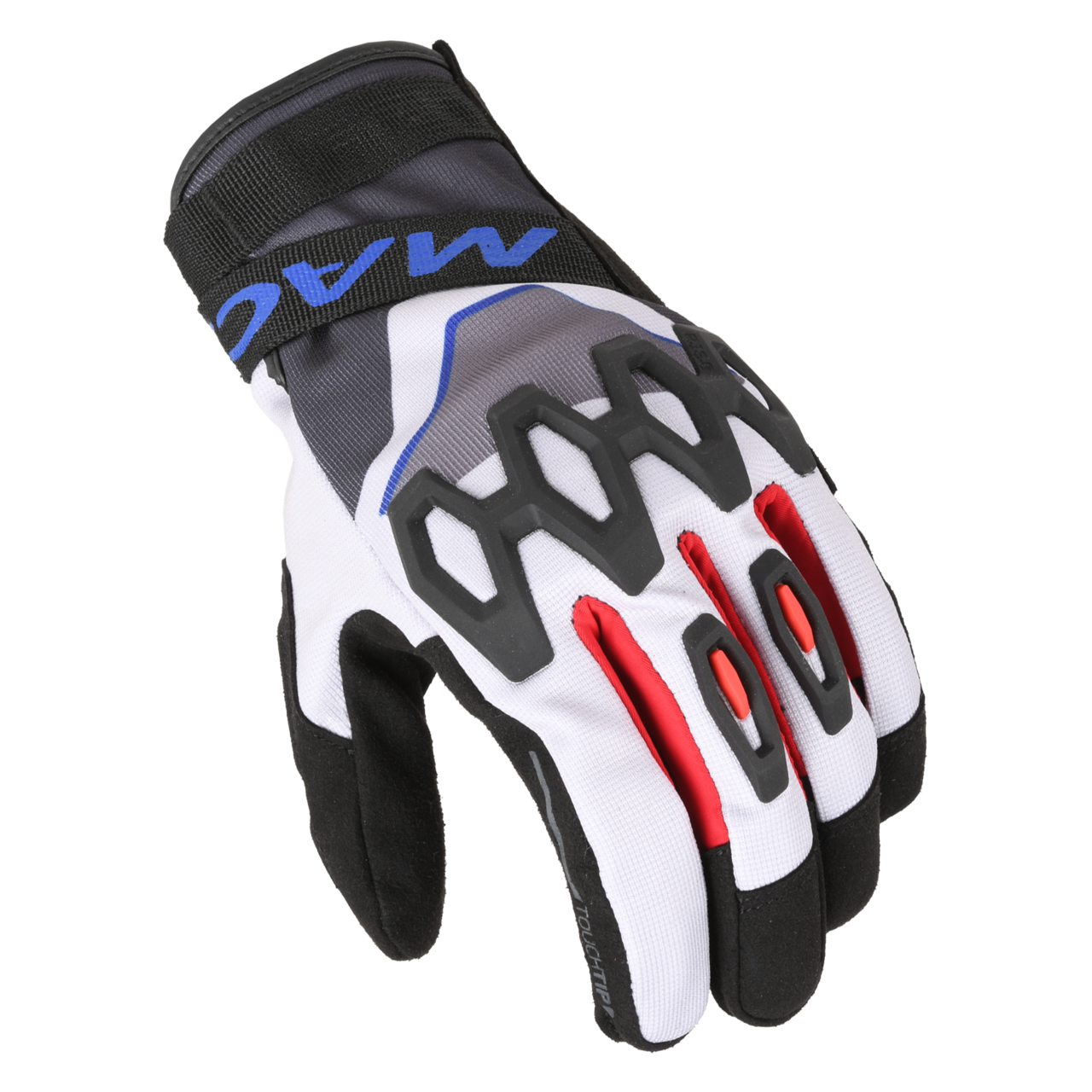 Rękawice Motocyklowe Macna Zairon Szary/CzarnyXXXL