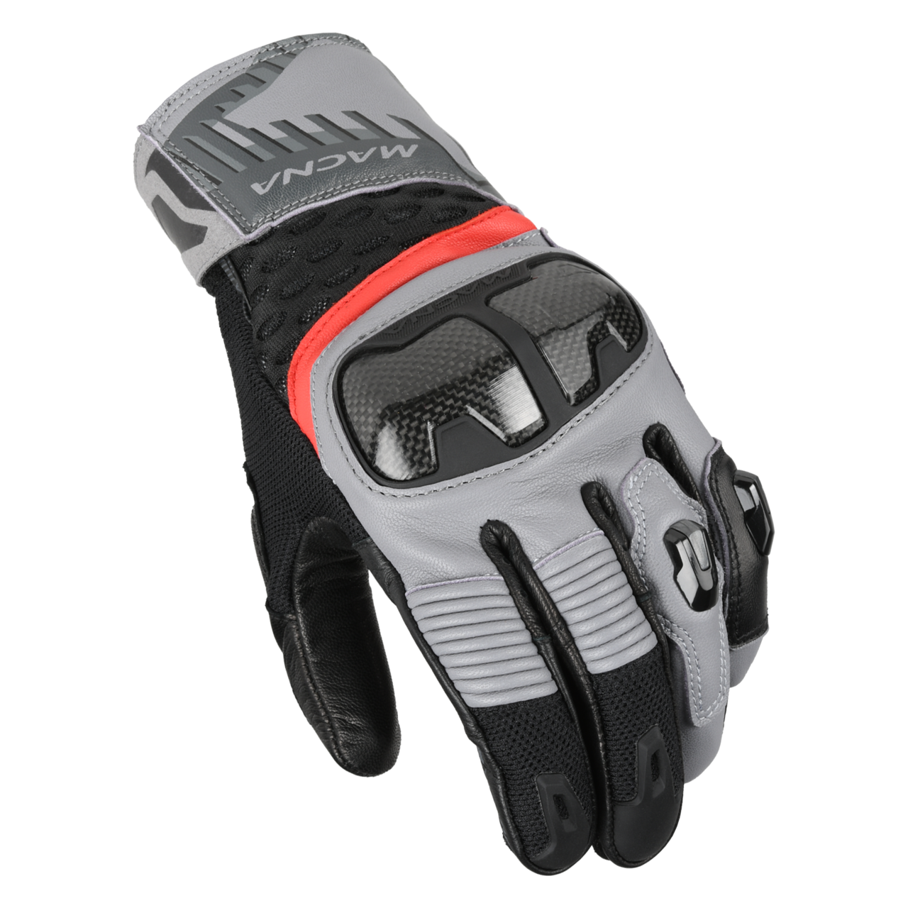 Rękawice Motocyklowe Macna Chizu Szary/CzarnyXXL