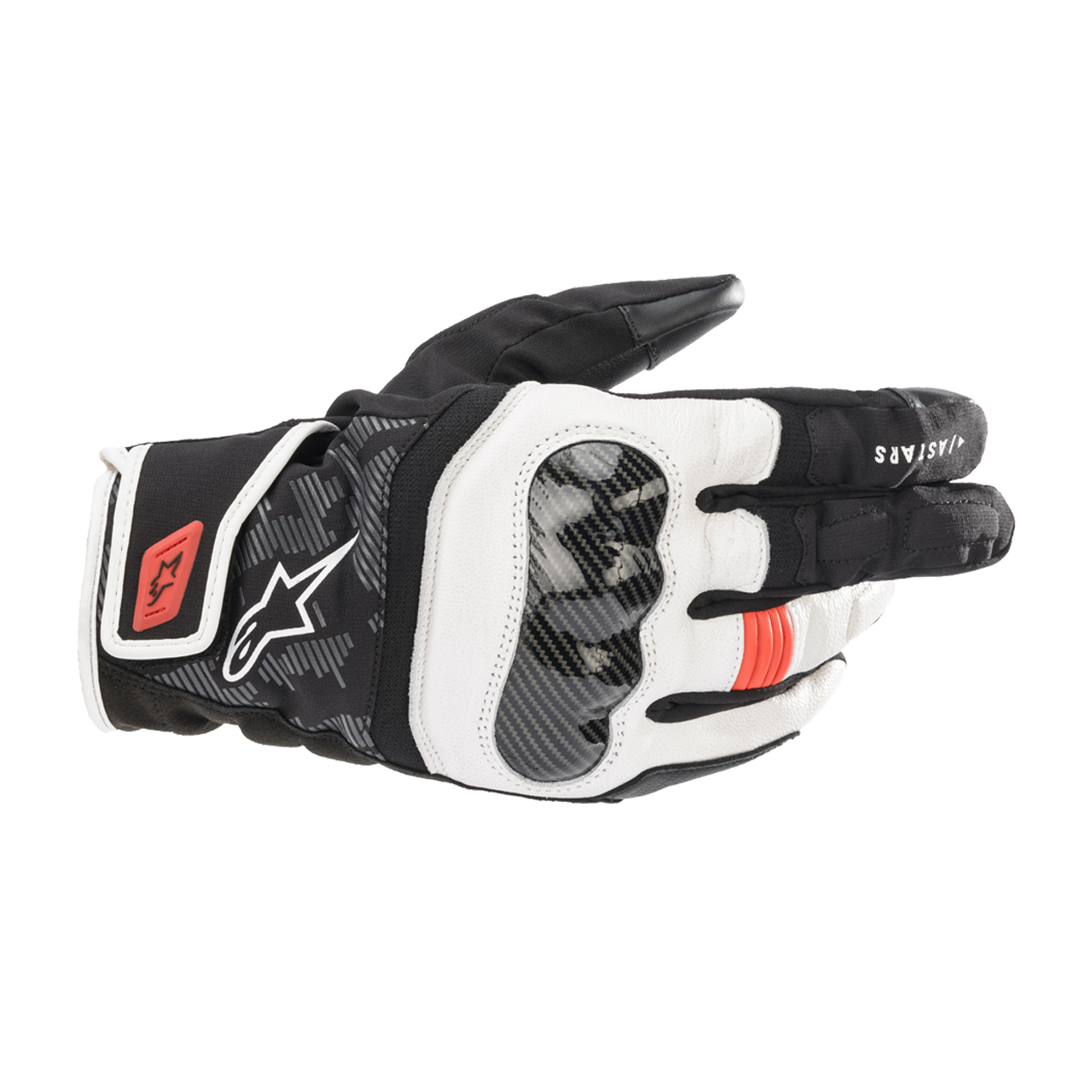 Rękawice Motocyklowe Alpinestars SMX Z Drystar Czarny/Złamany Biały/CzerwonyXL