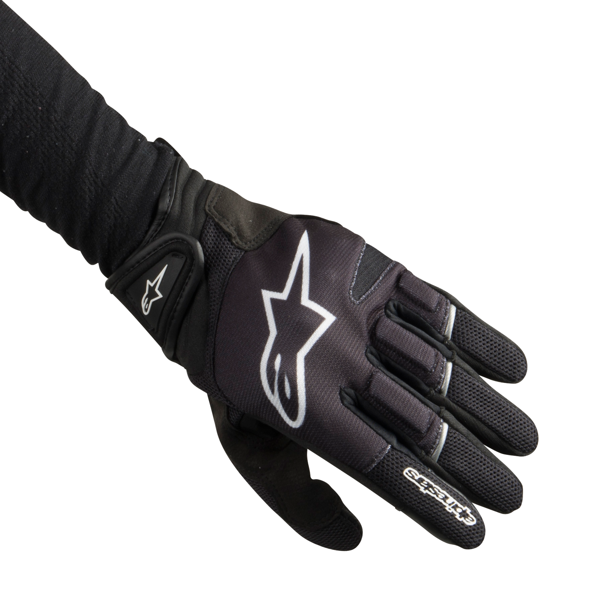 Rękawice Alpinestars Atom Czarny/Złamany BiałyXXXL