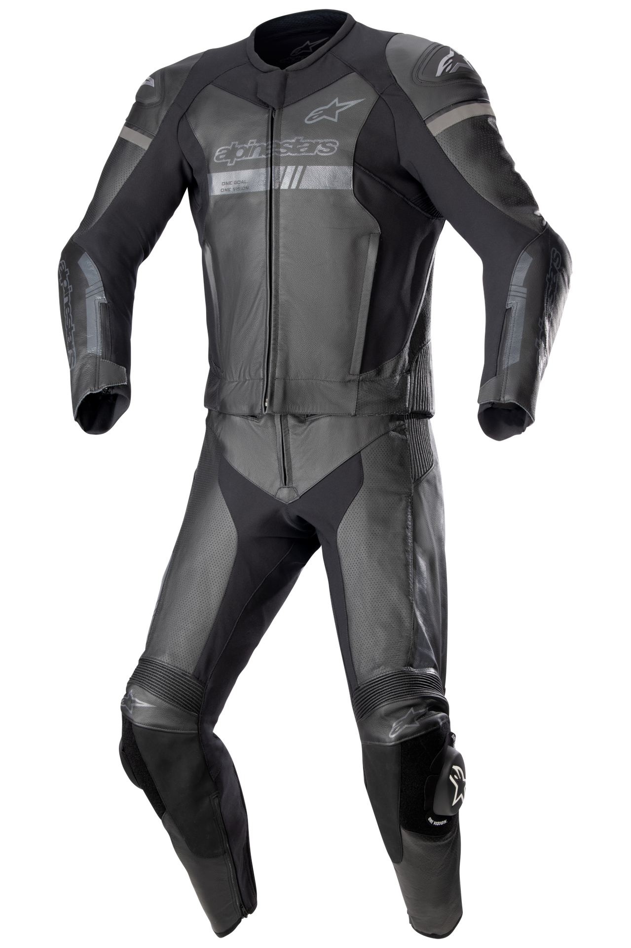 Kombinezon Skórzany Alpinestars GP Force Chaser 2-Częściowy Czarny56