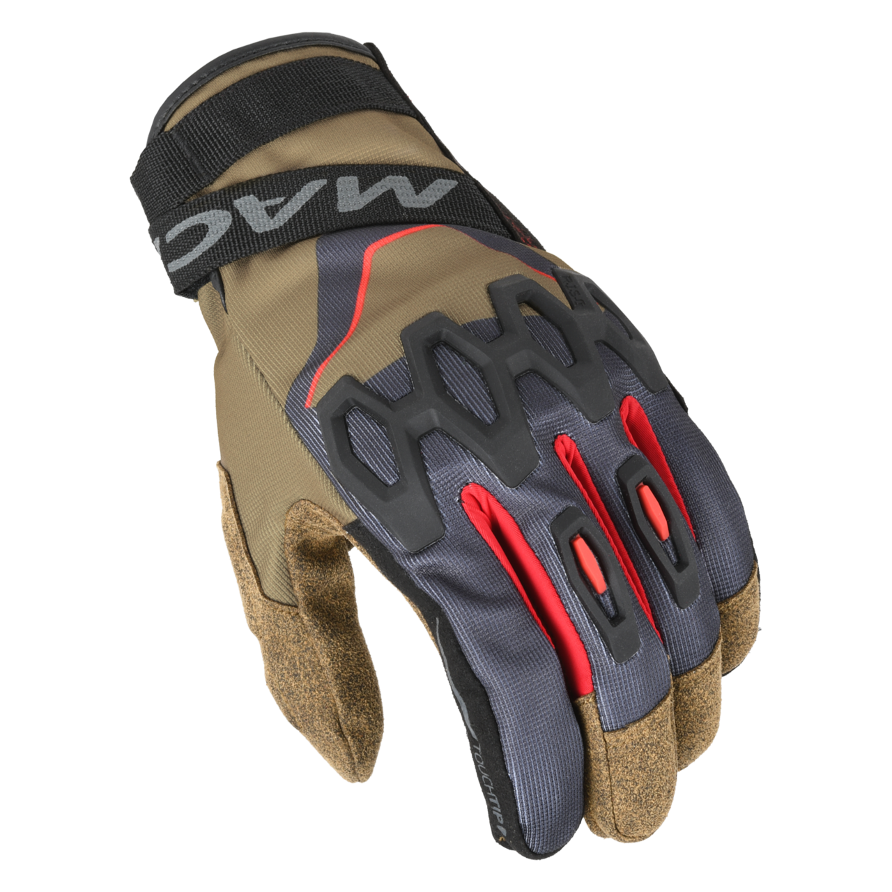 Rękawice Motocyklowe Macna Zairona Damskie Taupe/CzarnyM