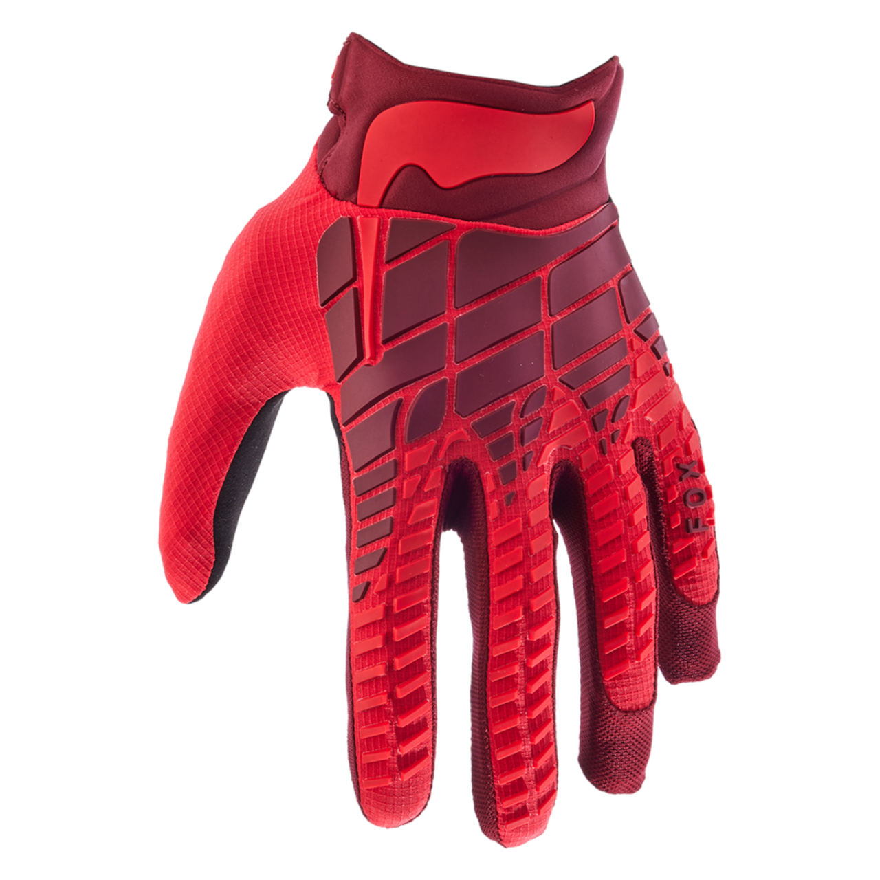 Rękawice Cross FOX 360 Fluorescencyjne Fluorescencyjny czerwonyS