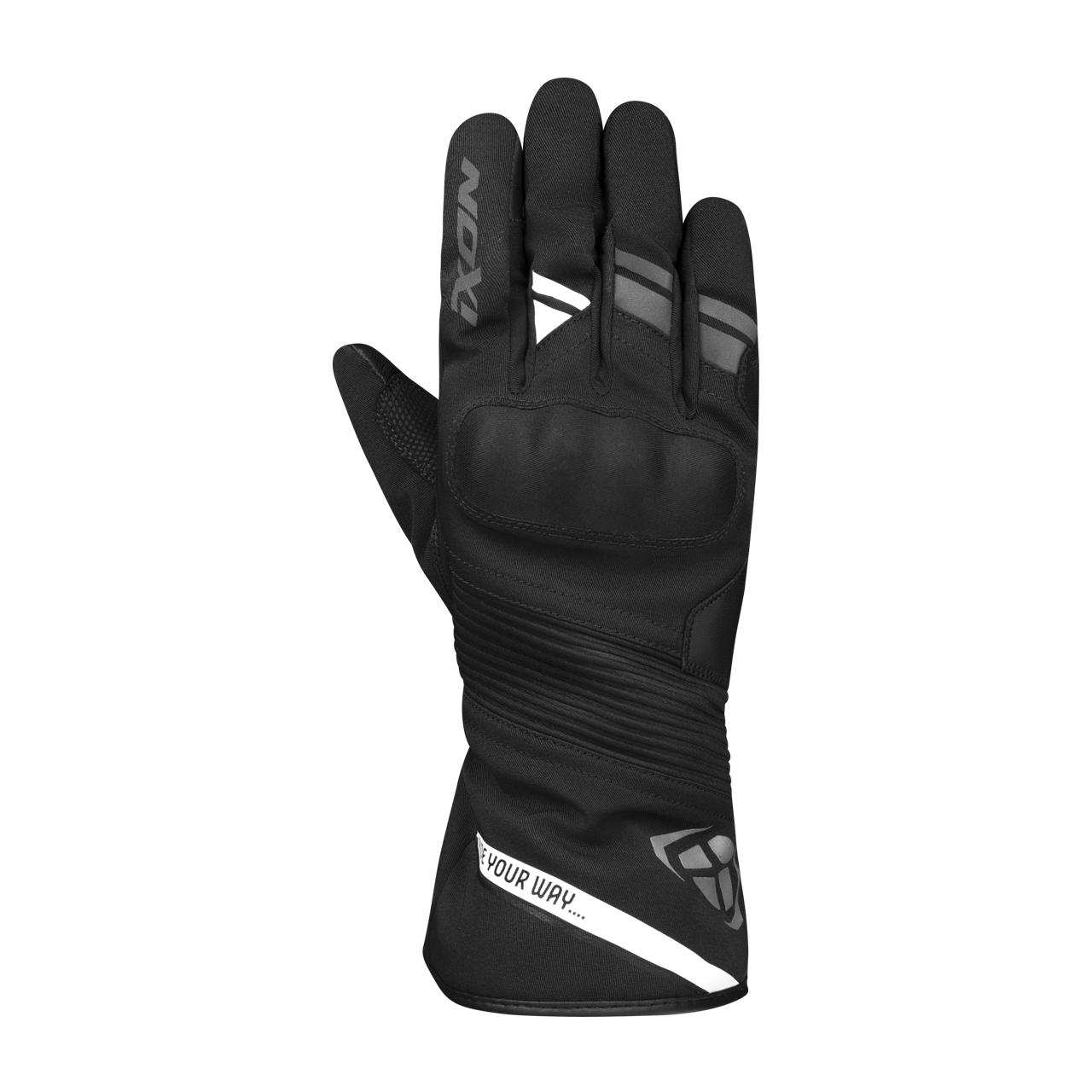 Rękawice Motocyklowe IXON Pro Midgard Czarny/Złamany Biały4XL