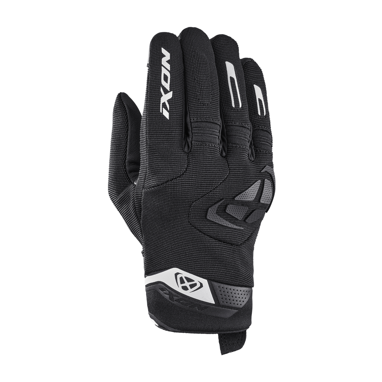 Rękawice Motocyklowe Ixon Mig 2 Czarny/Złamany BiałyXL