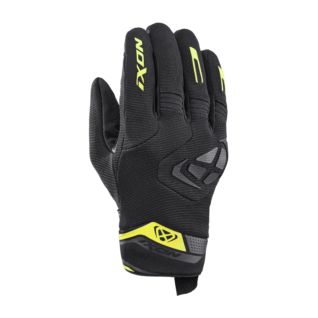 Rękawice Motocyklowe Ixon Mig 2 Czarny/JasnożółtyL
