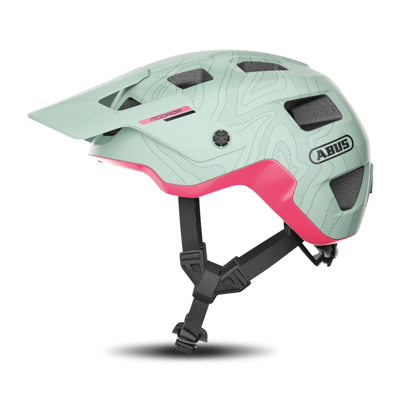 Kask MTB ABUS MoDrop Velvet Lodowata MiętaM