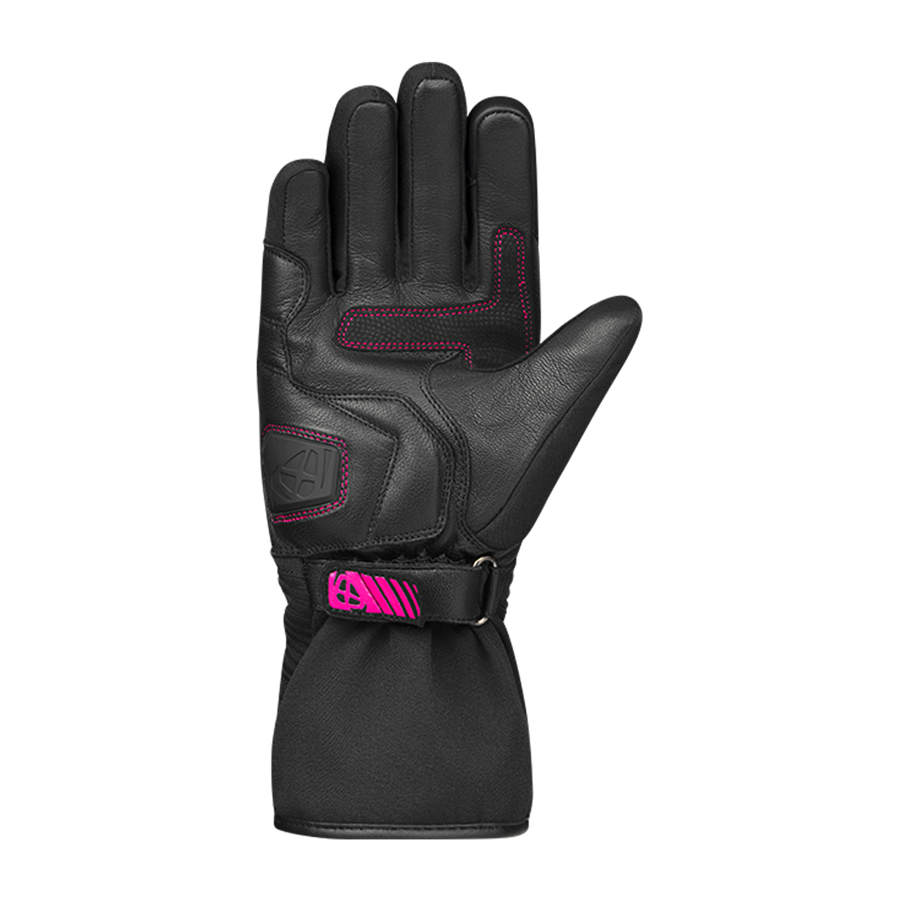Rękawice Motocyklowe IXON Pro Midgard Damskie Czarny/FuksjowyXL